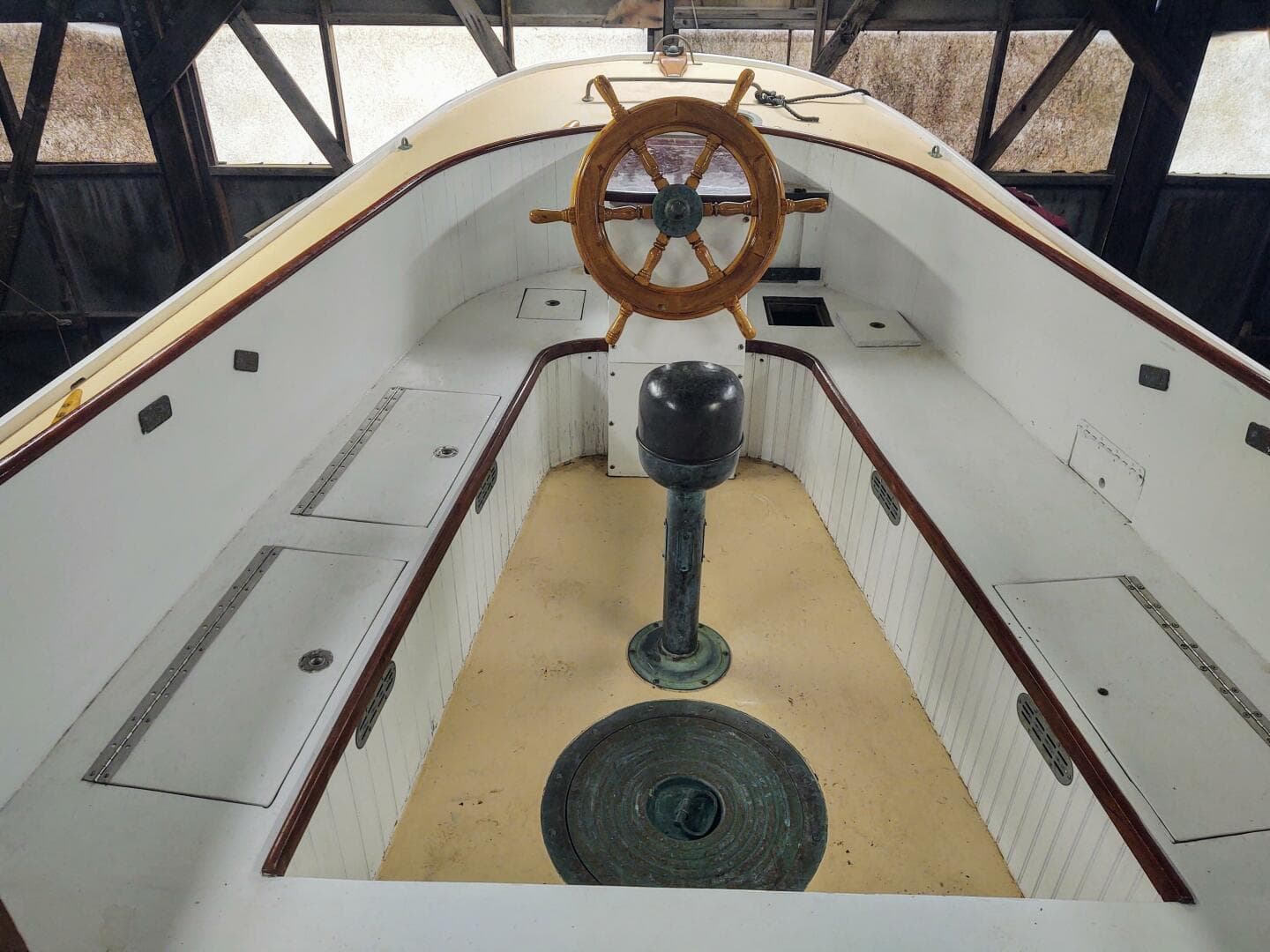 Amicitia cockpit looking aft