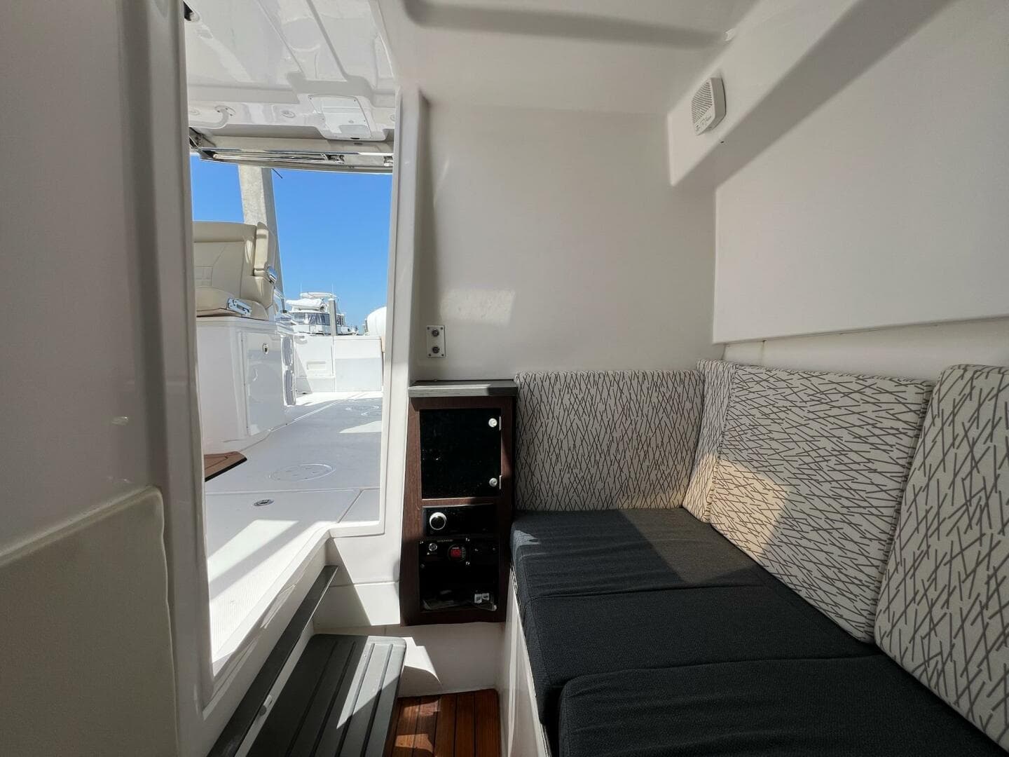 2019 Everglades 340 Dual Console- Cabin 