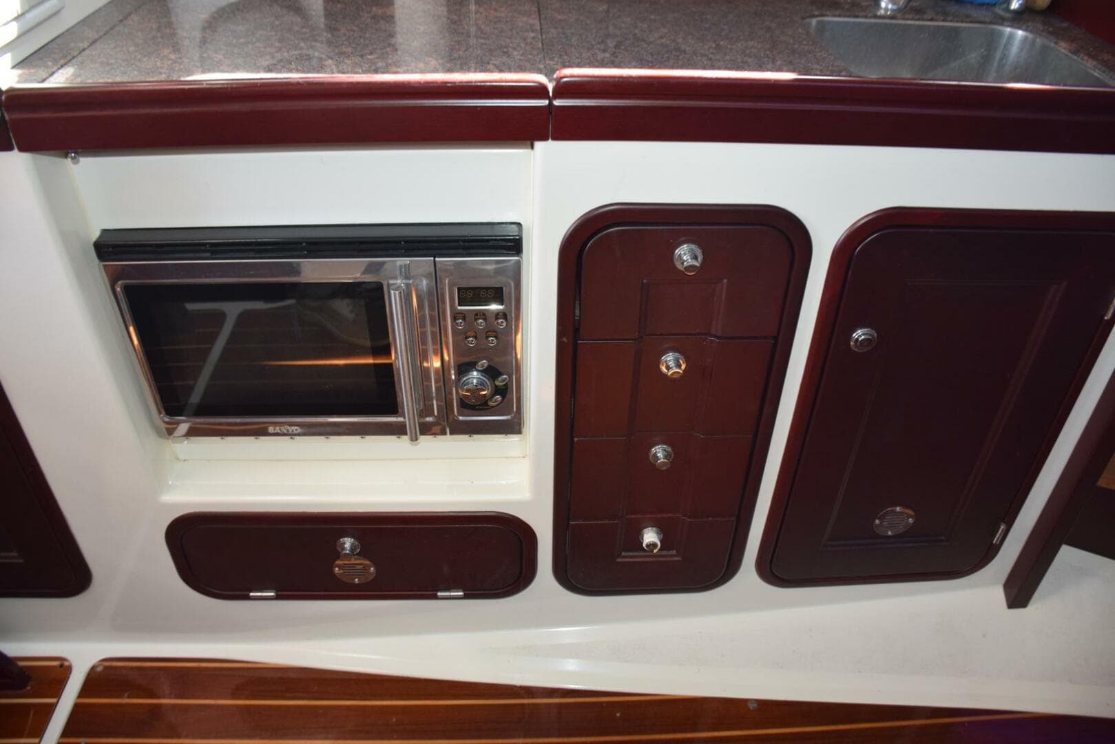 Microwave Convection Below Galley Countertop  
