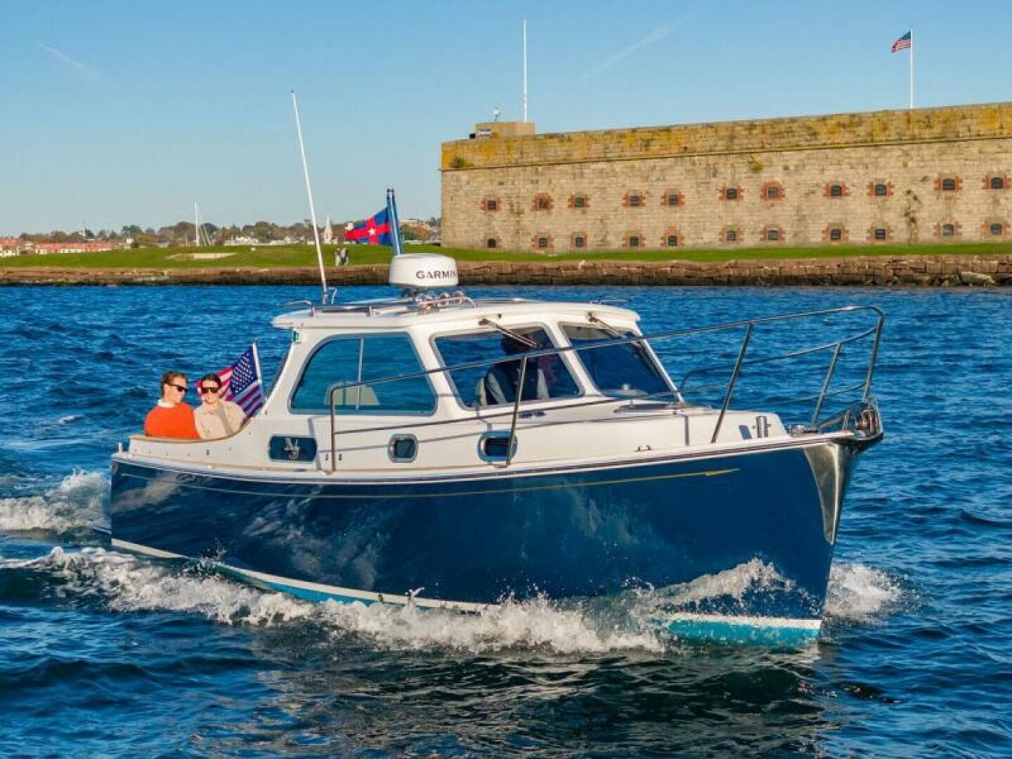 Cruising off Newport