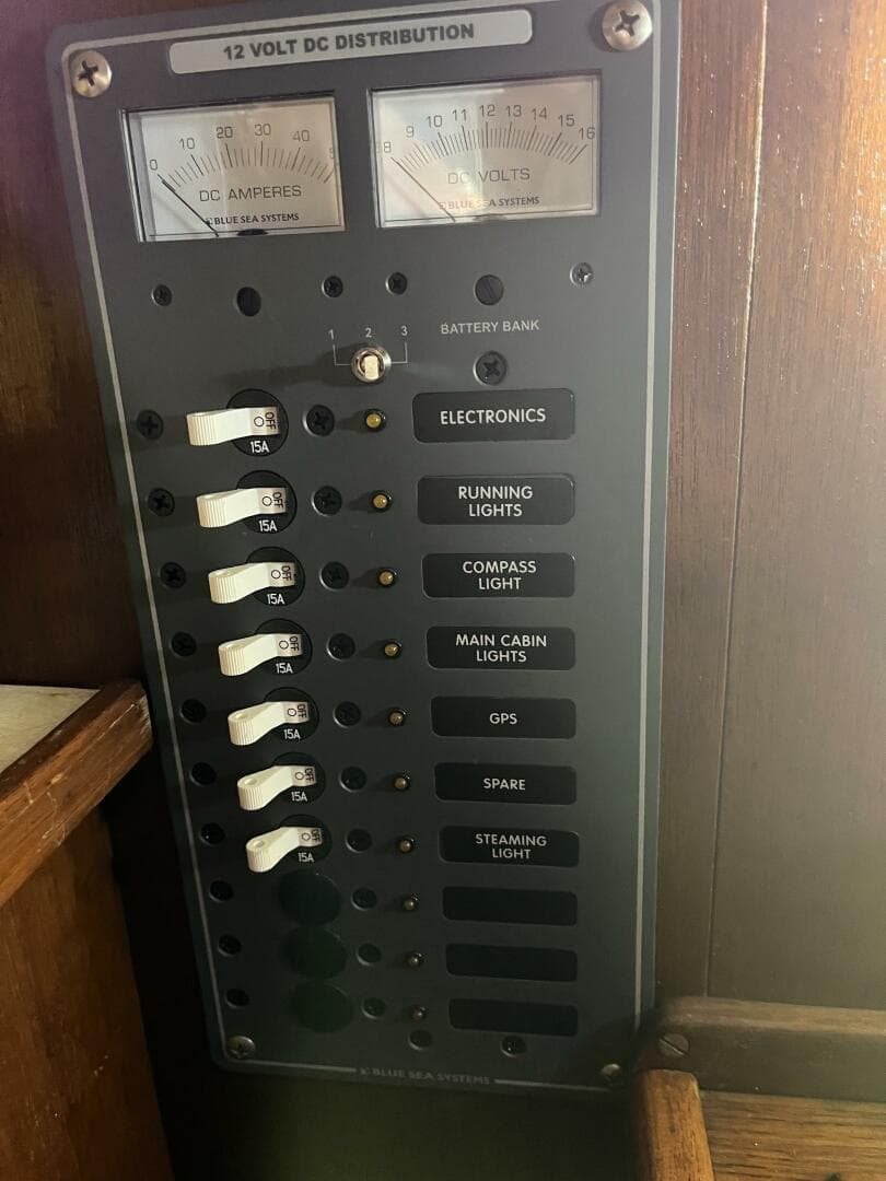 Tristan electrical panel