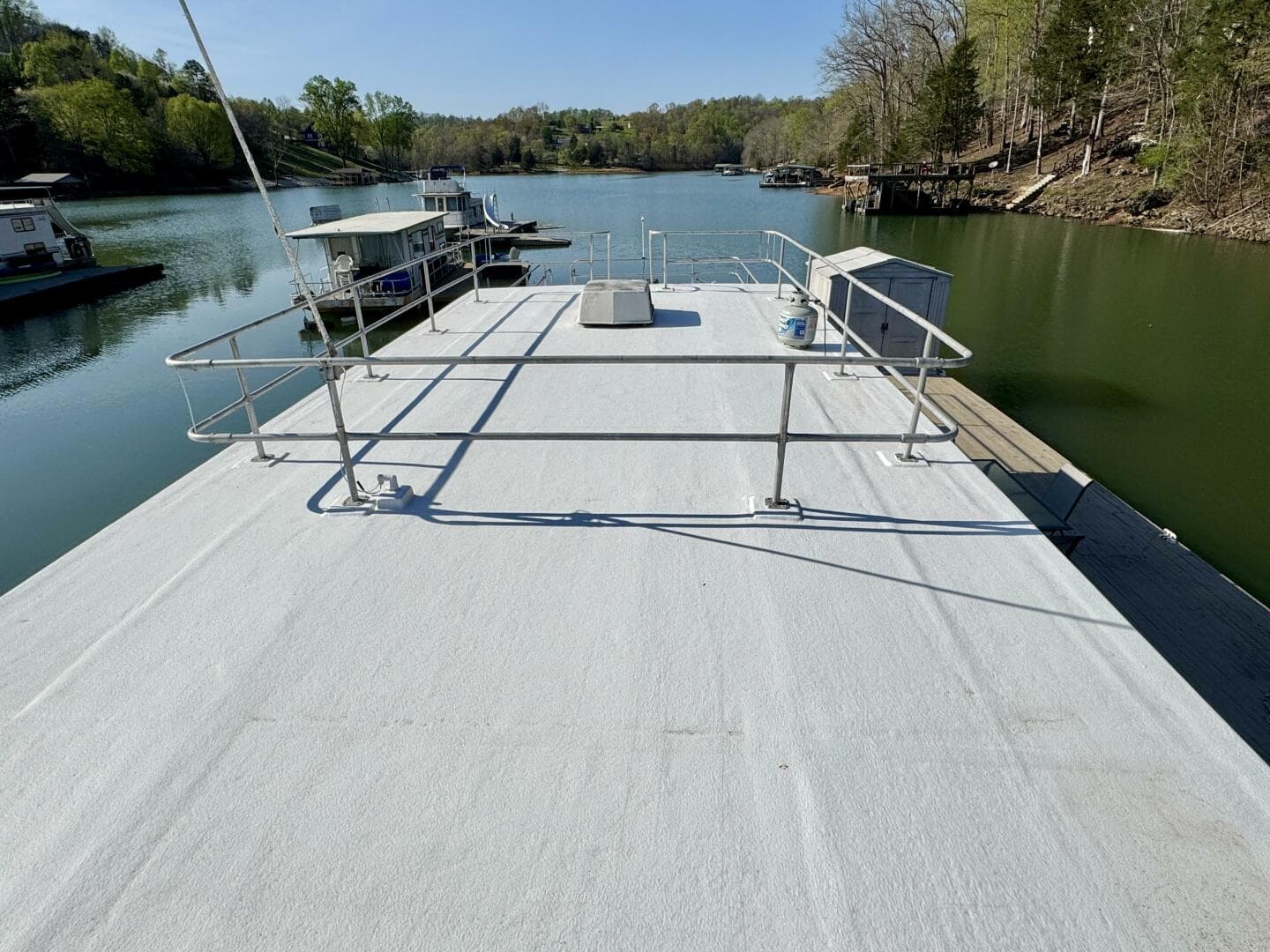 1977 Sumerset 14 x 58 Aluminum Hull Houseboat with Catwalks