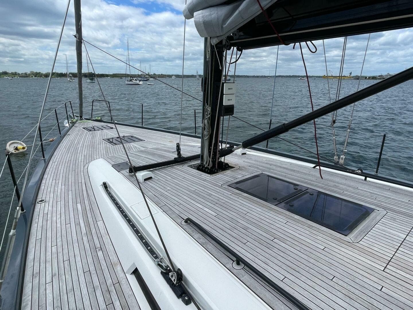 2020 Beneteau First 53 port foredeck
