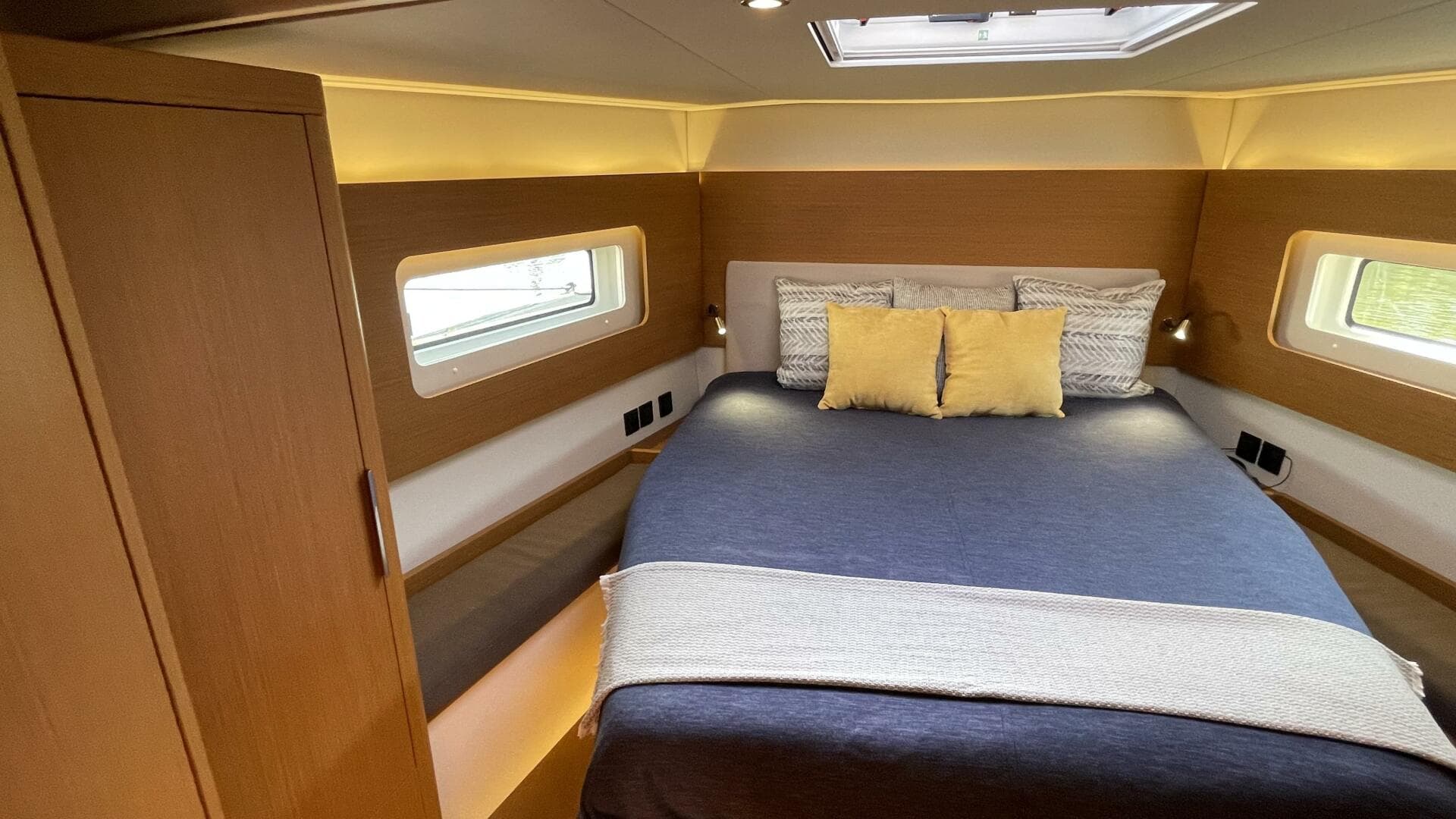 2020 Beneteau First 53 VIP berth storage