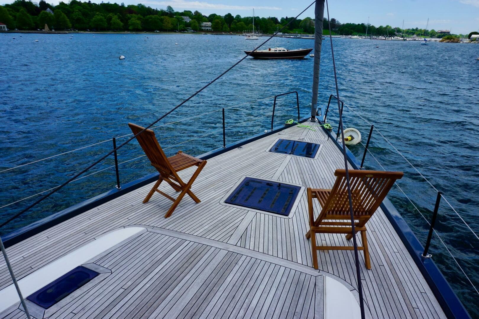 2020 Beneteau First 53 bow deck