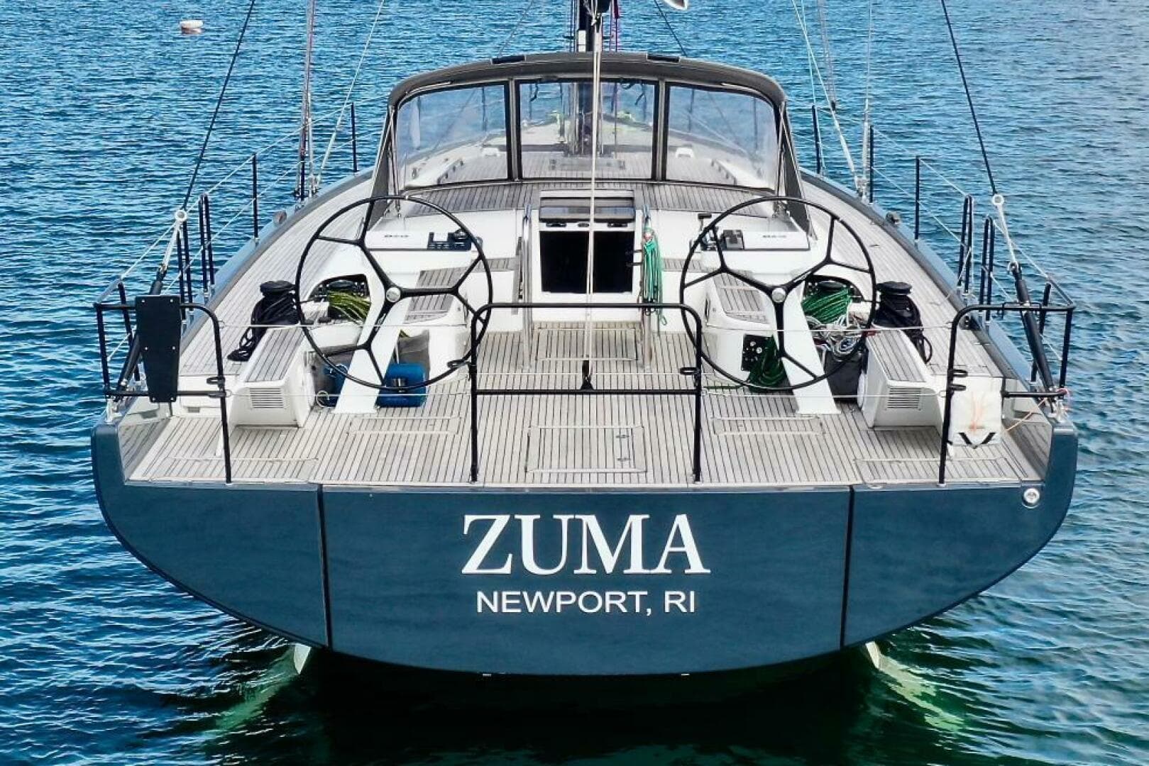 2020 Beneteau First 53 ZUMA stern