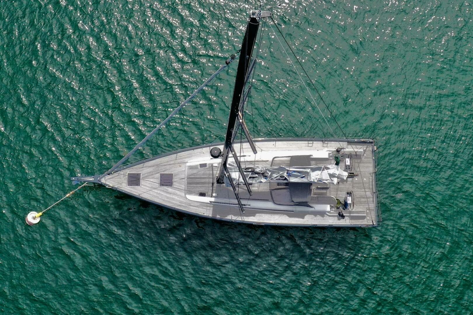 2020 Beneteau First 53 drone from above