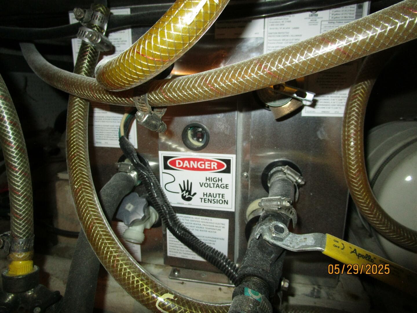 36' Kadey-Krogen water heater