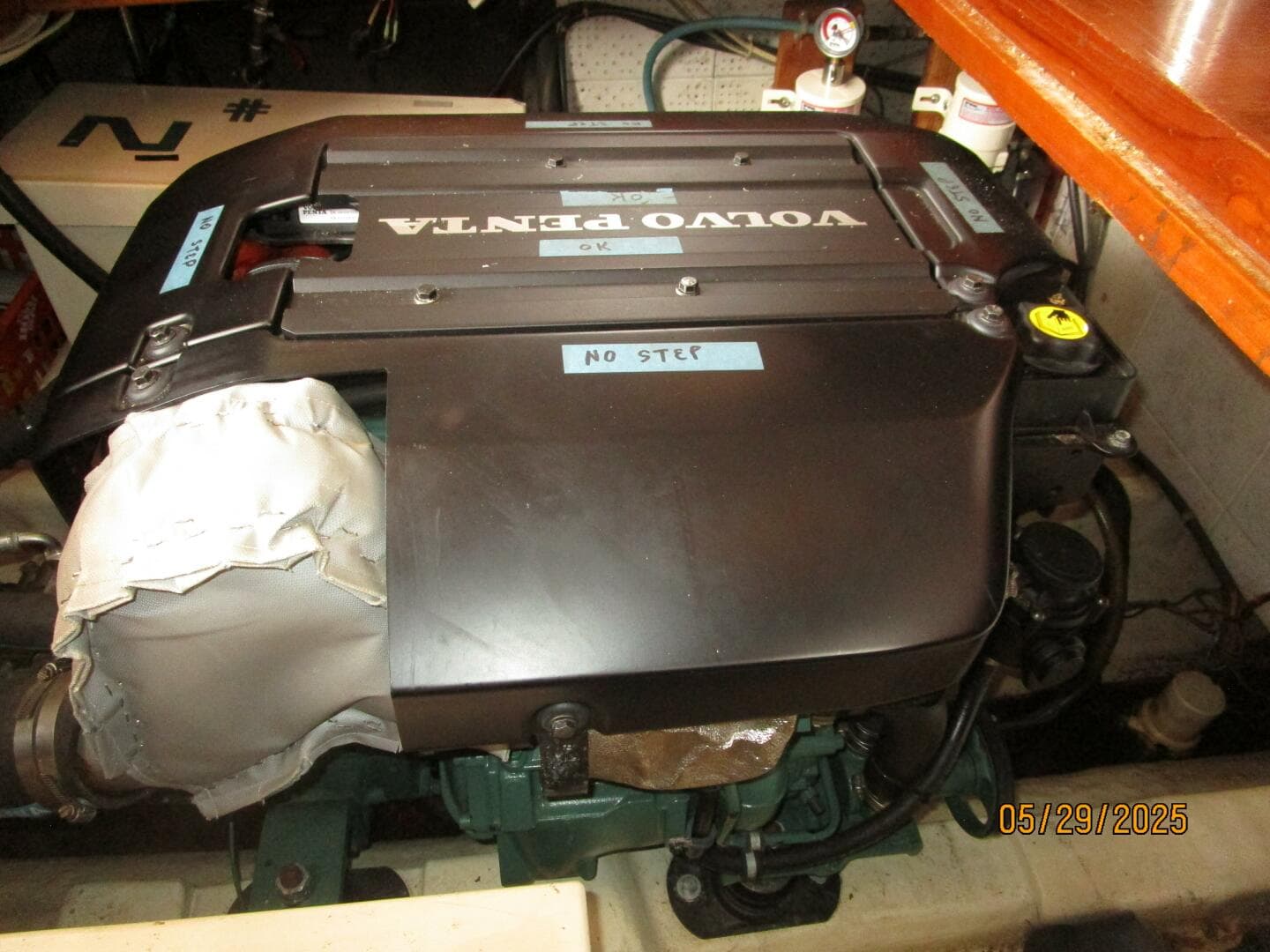 36' Kadey-Krogen main engine