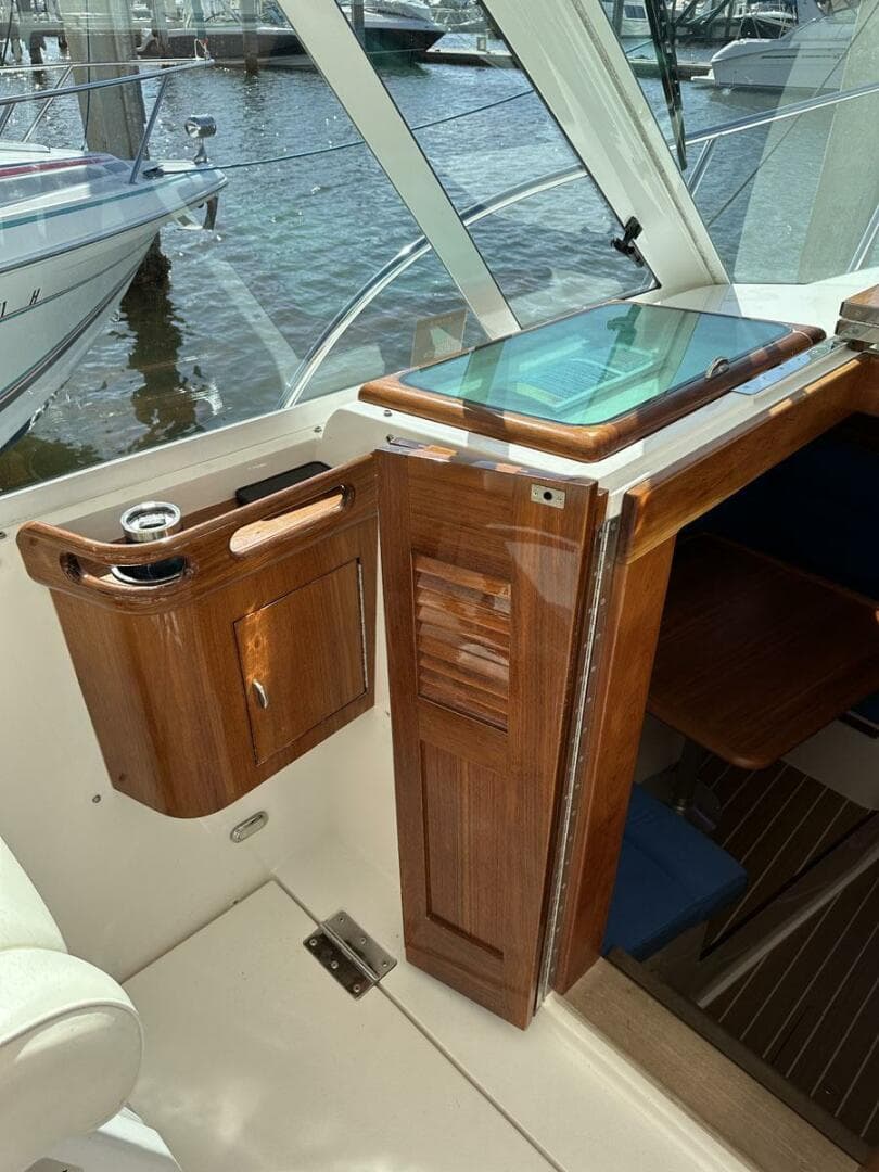Teak Components On Bridgedeck