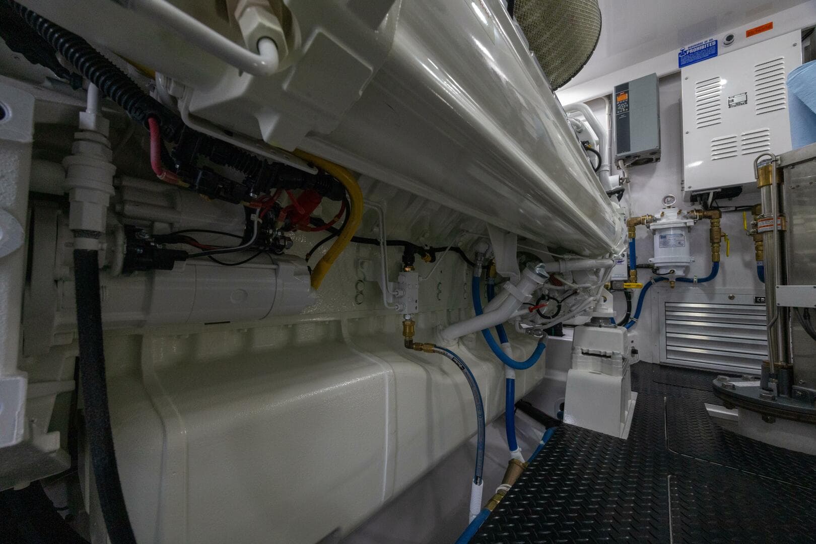 2025 82 Viking Convertible Boujie Engine Room (2)