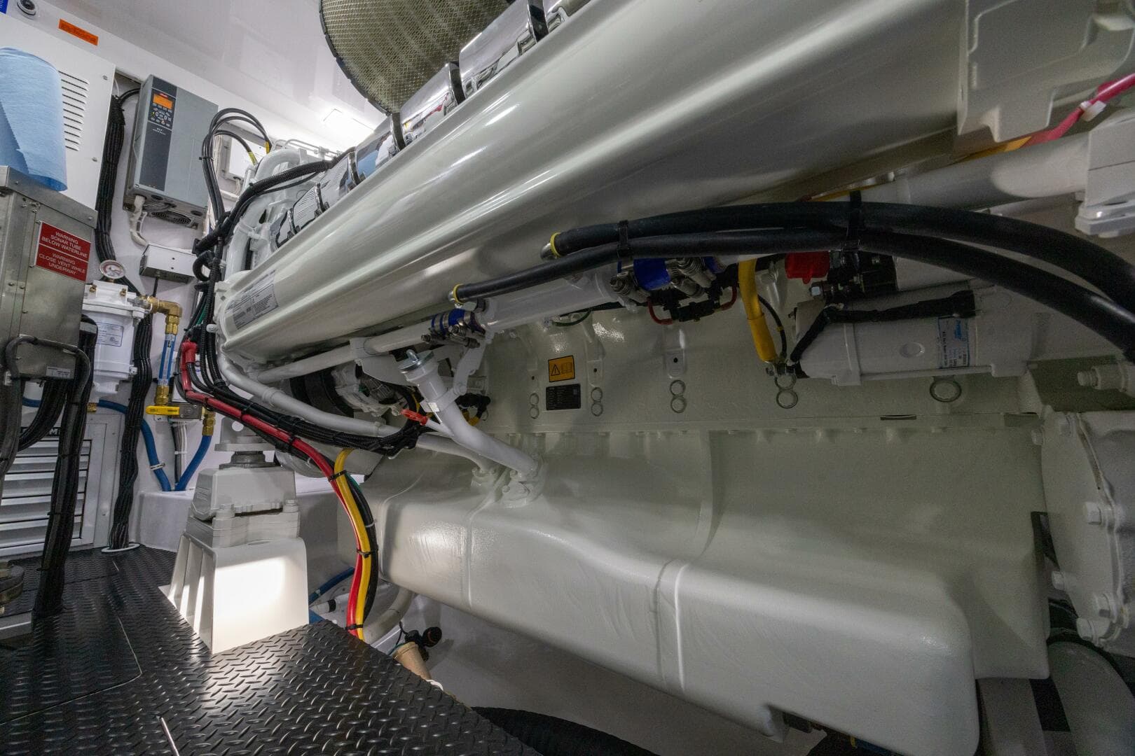 2025 82 Viking Convertible Boujie Engine Room (1)