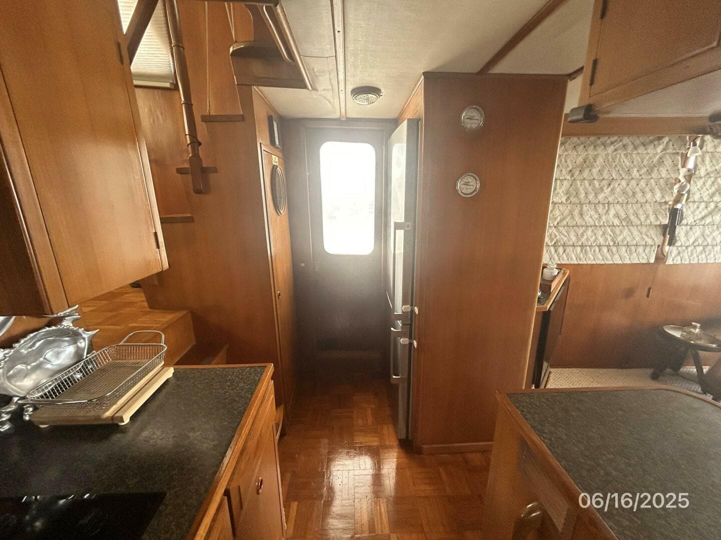 49' DeFever galley starboard
