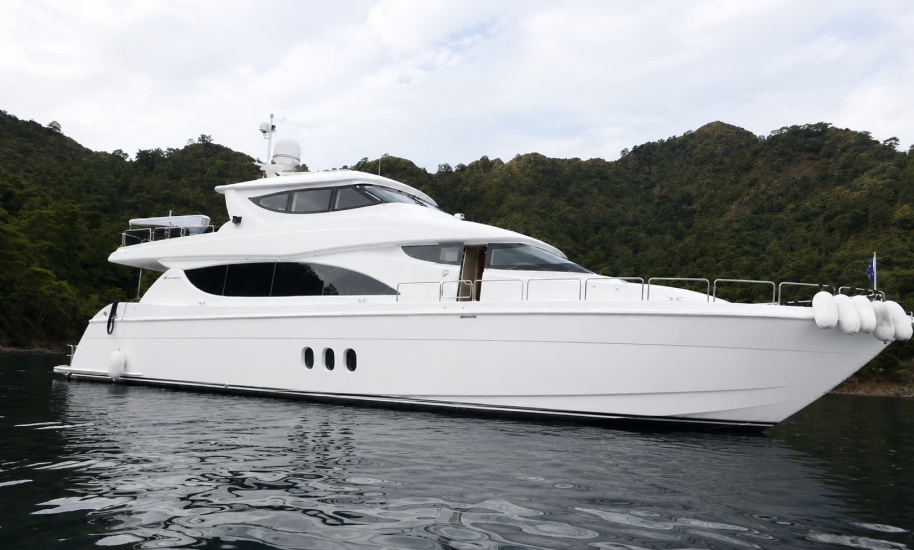 2007 Hatteras Enclosed Bridge MY