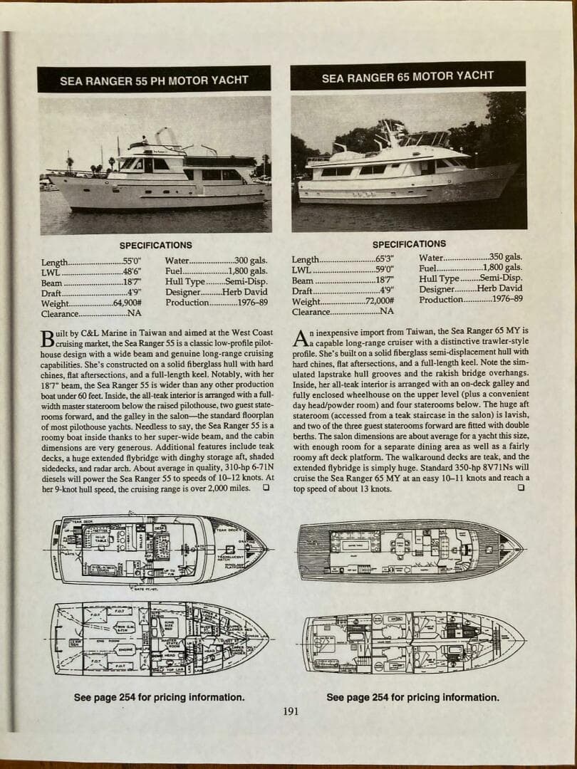 55 ft Sea Ranger  1983 MKII Pilothouse Flybridge Trawler