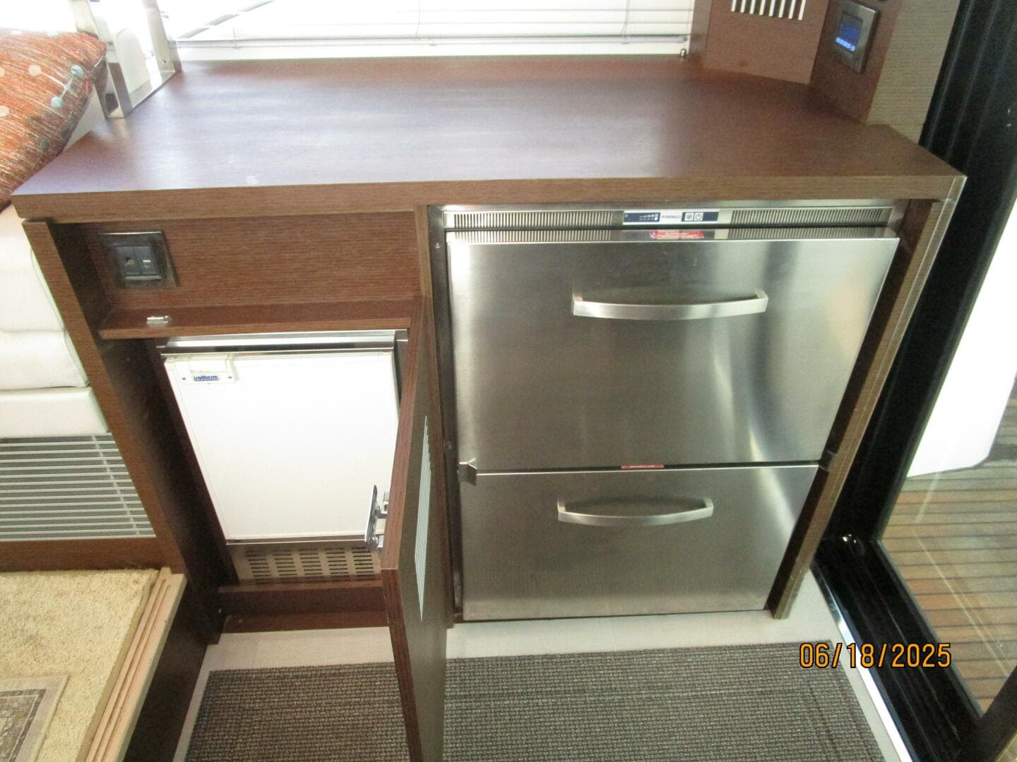 42' Prestige galley starboard