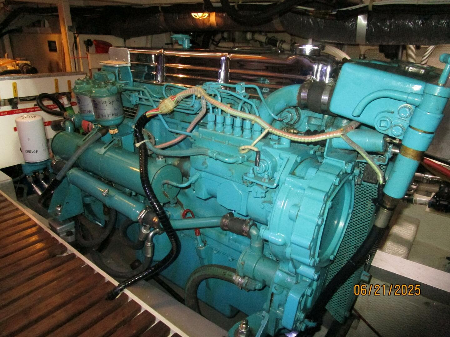 36' Grand Banks main engine1