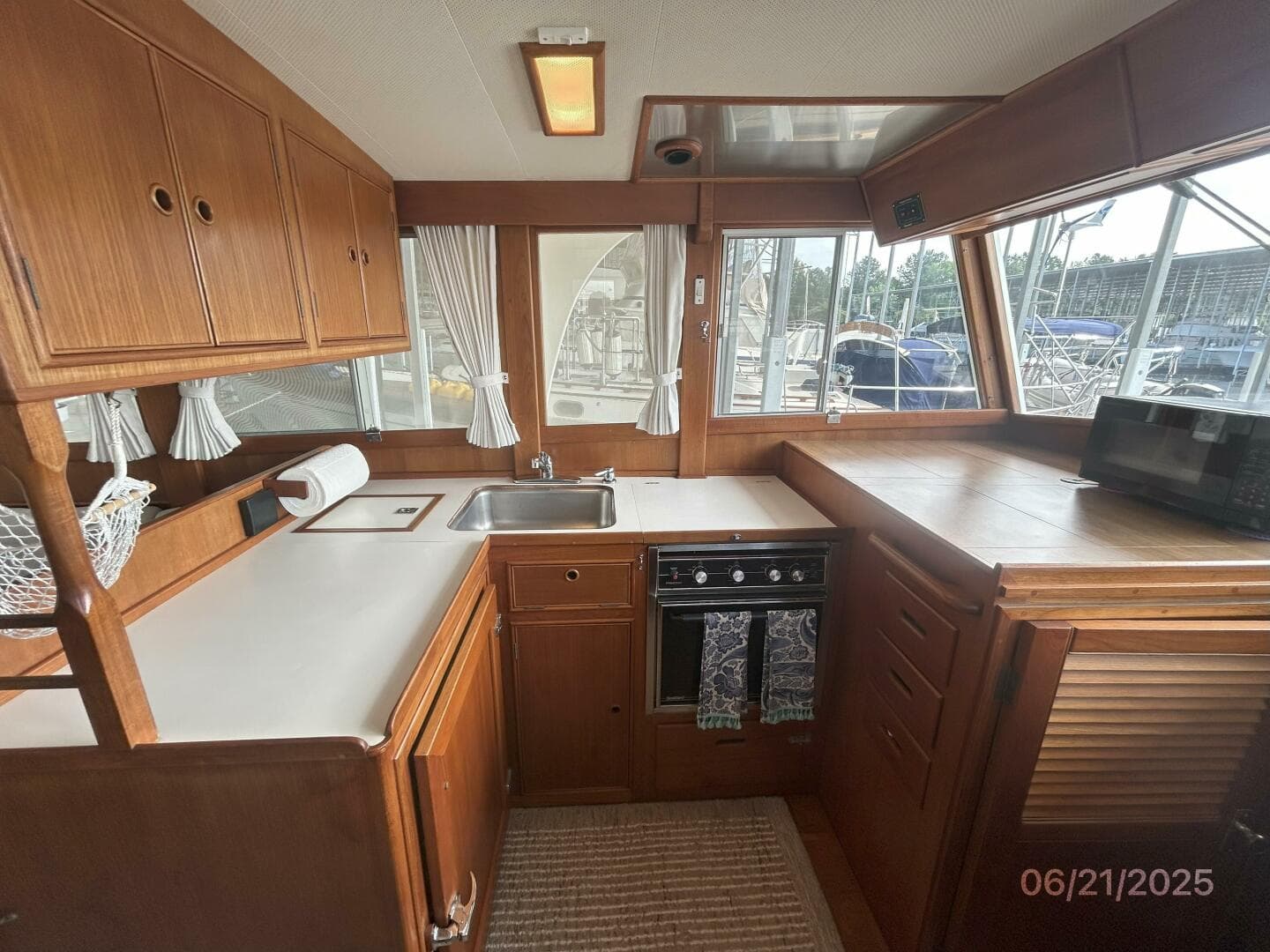 36' Grand Banks galley3