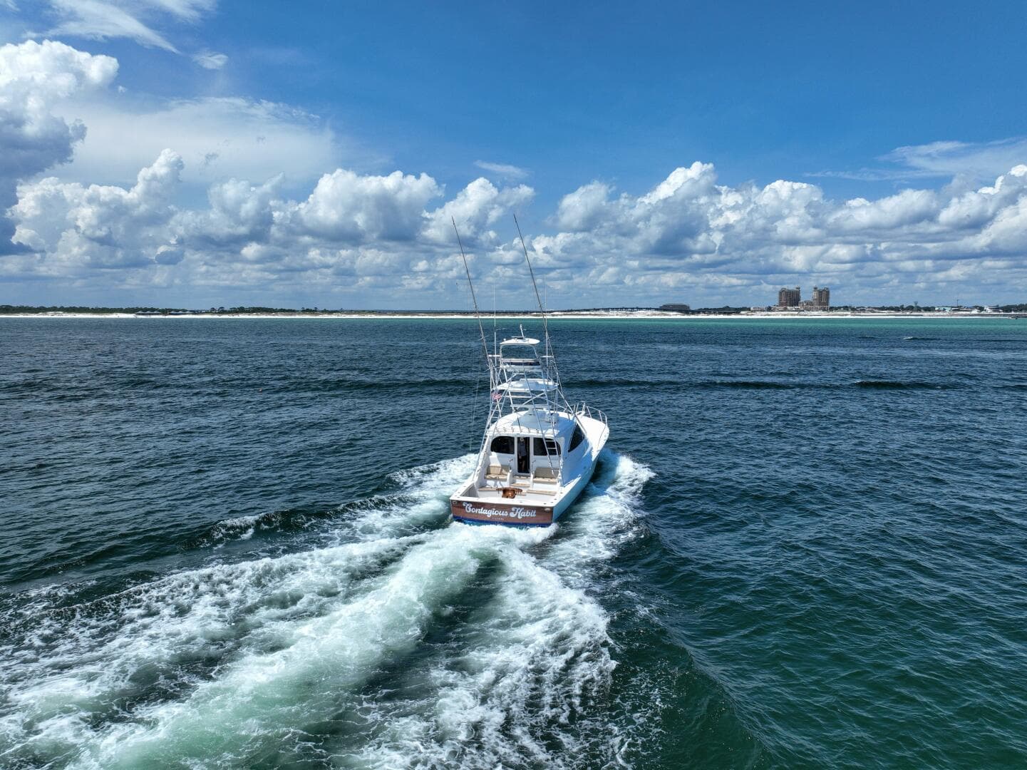 2016 Viking 52 Sport Tower- CONTAGIOUS HABIT- Profile