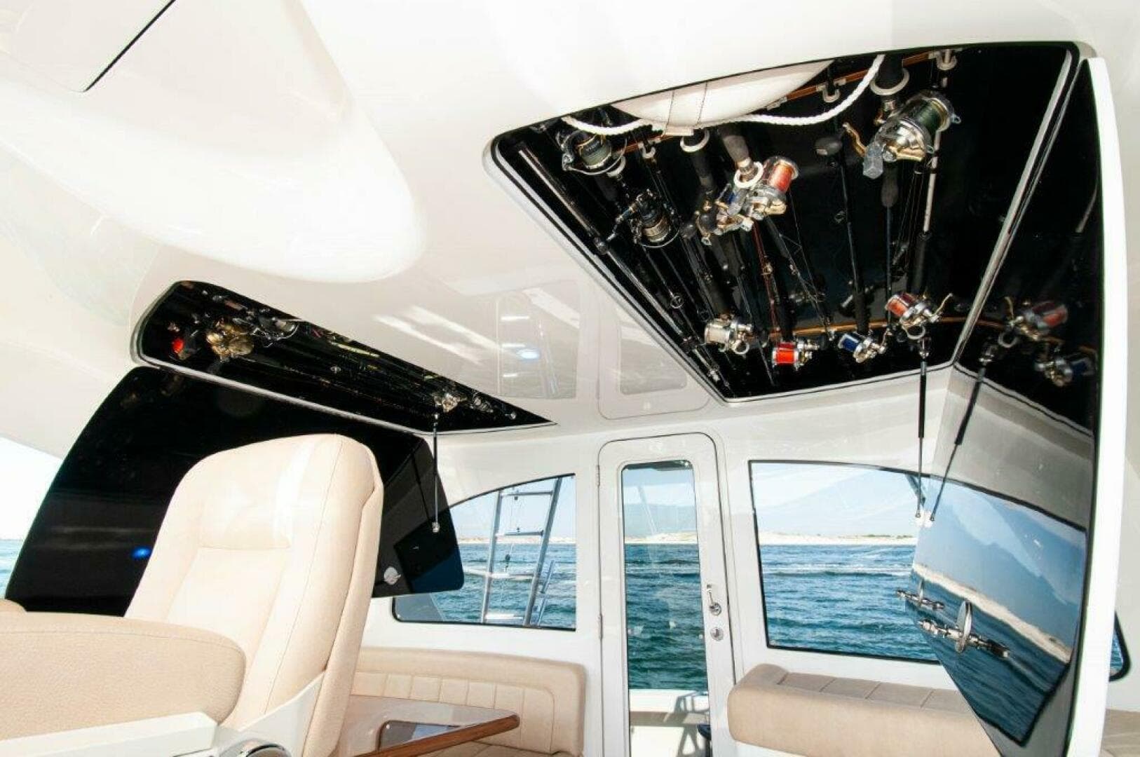 2016 Viking 52 Sport Tower- CONTAGIOUS HABIT-Rod Storage