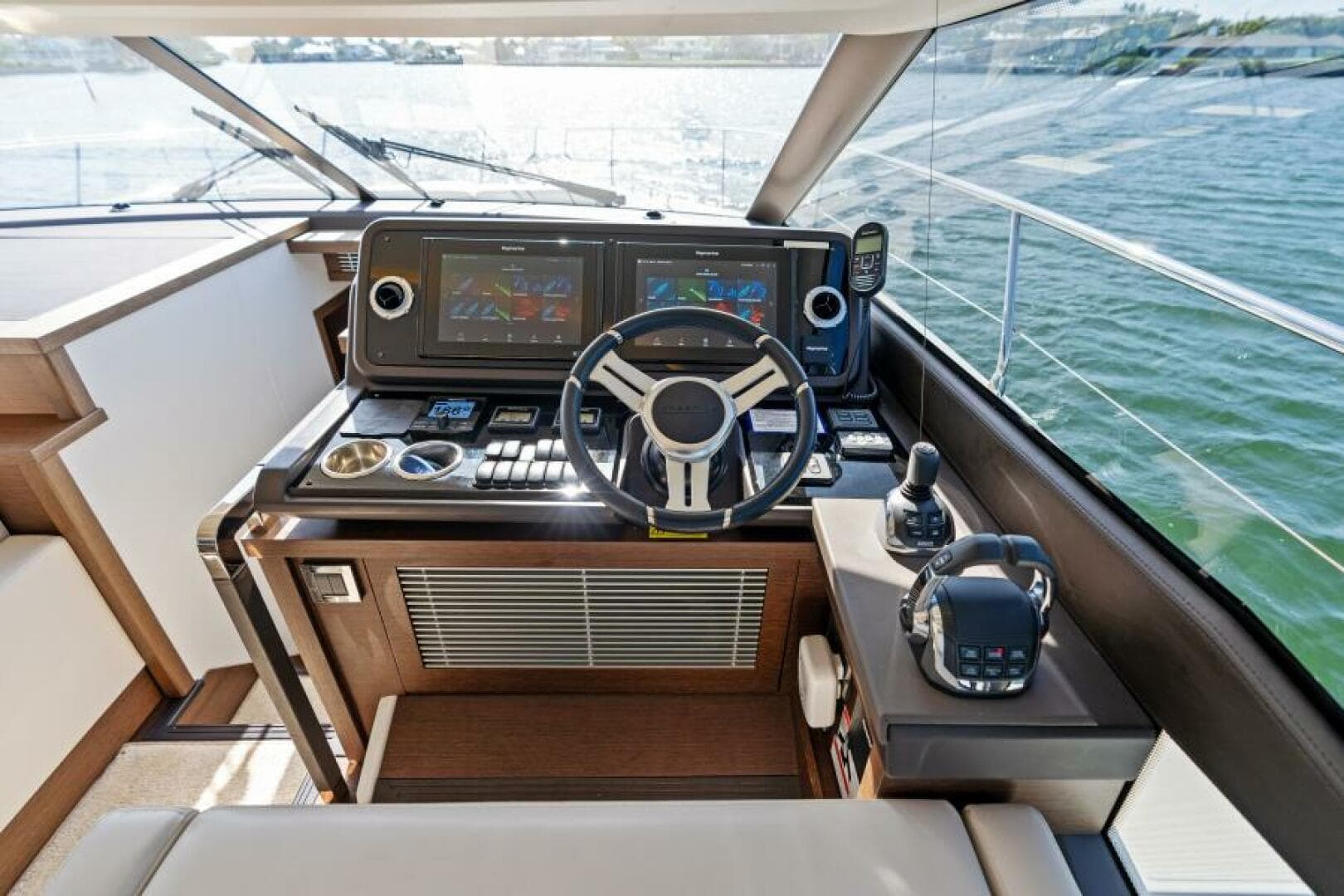 2020 52 Prestige Flybridge - Vacay - Helm Controls