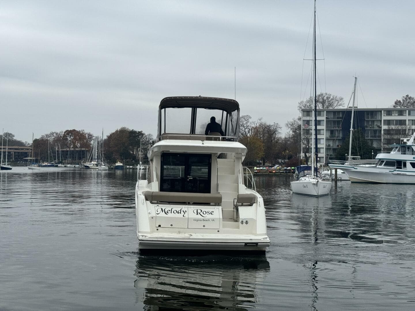 2016 Carver C34 Transom and Aft Deck