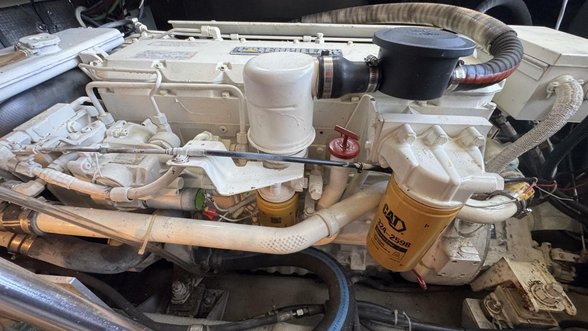 1999 Mainship 350 Engine Room