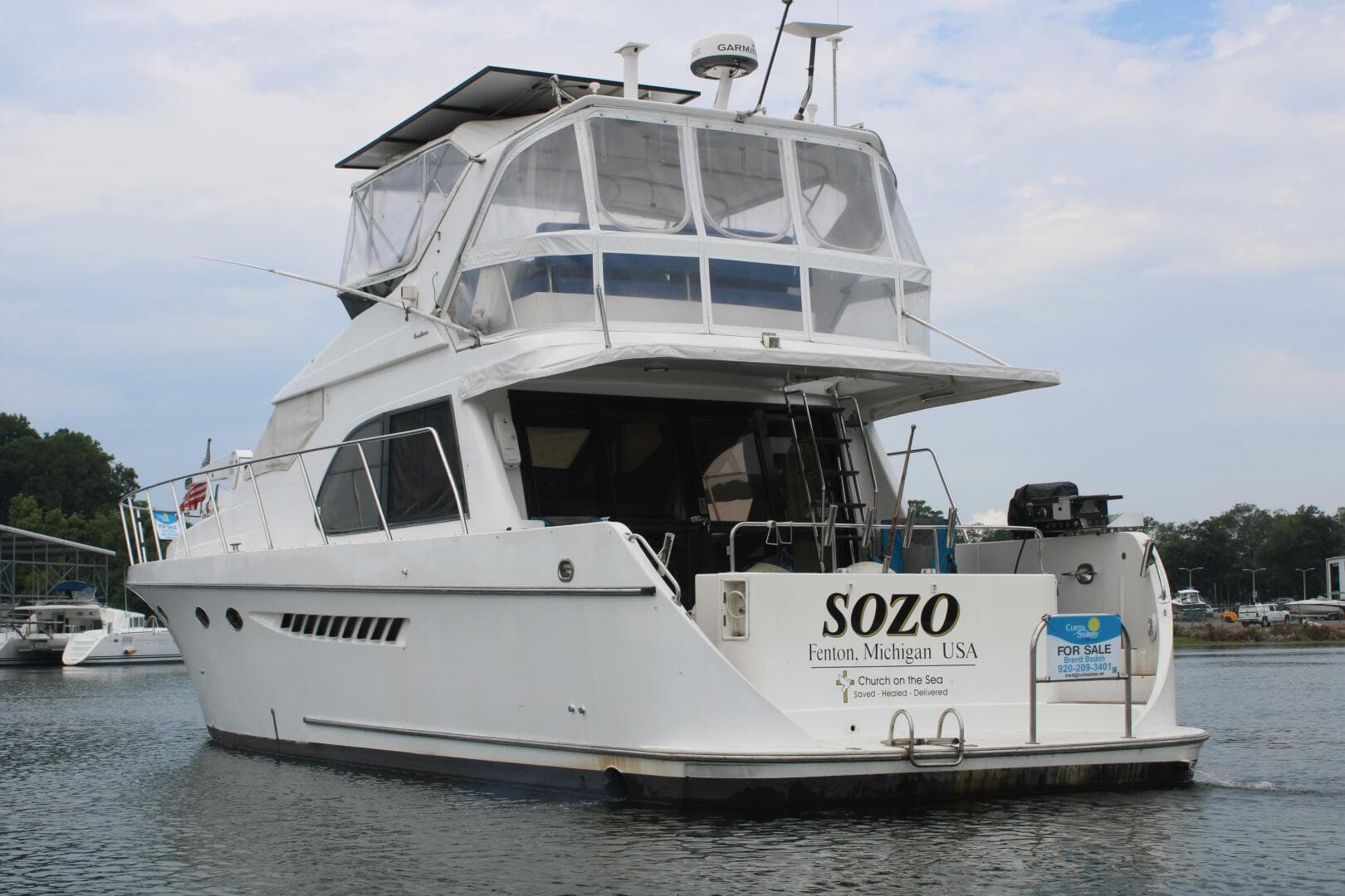 50 ft Ocean Alexander - Port Aft View