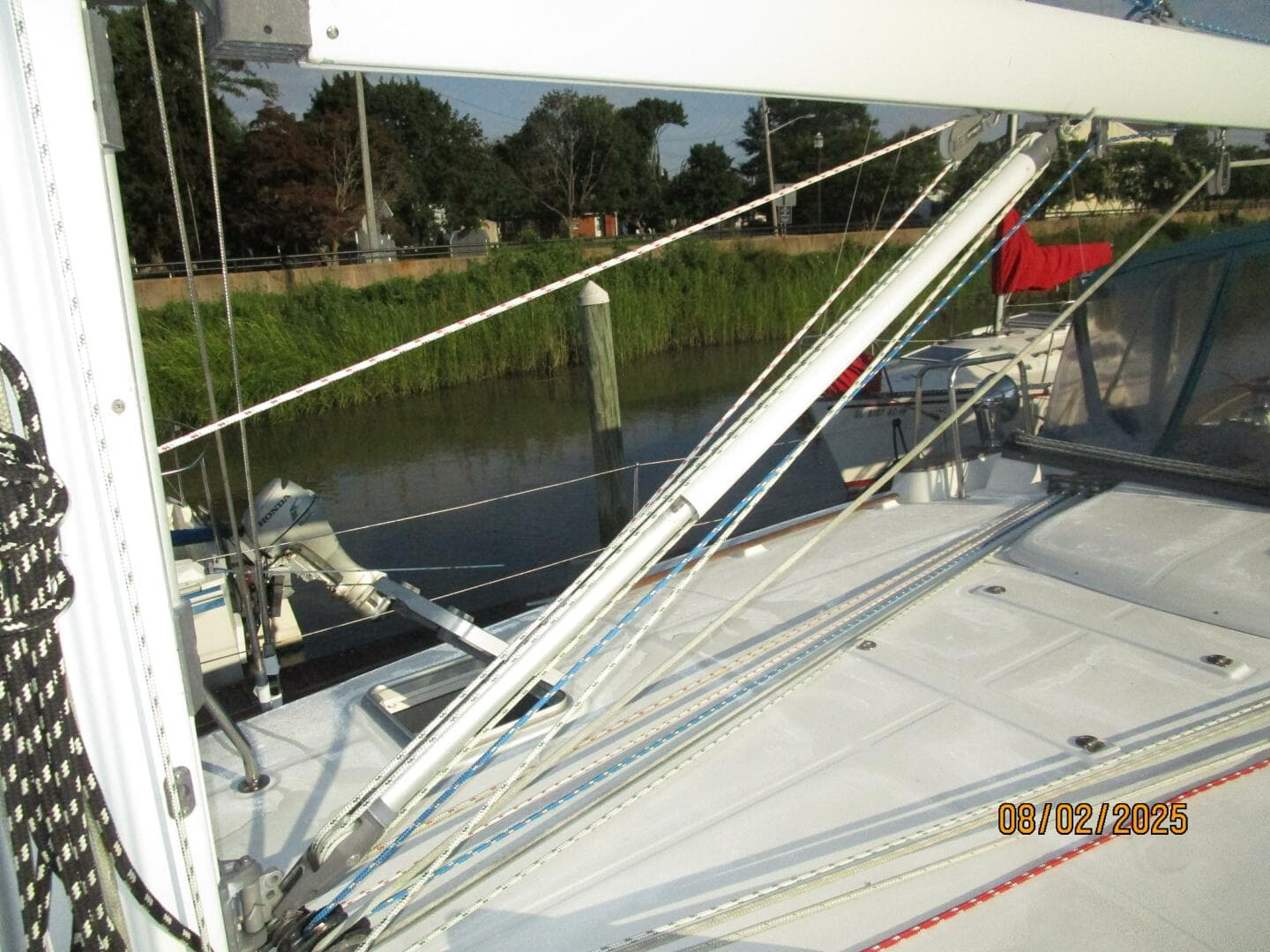 46' Beneteau boom vang1