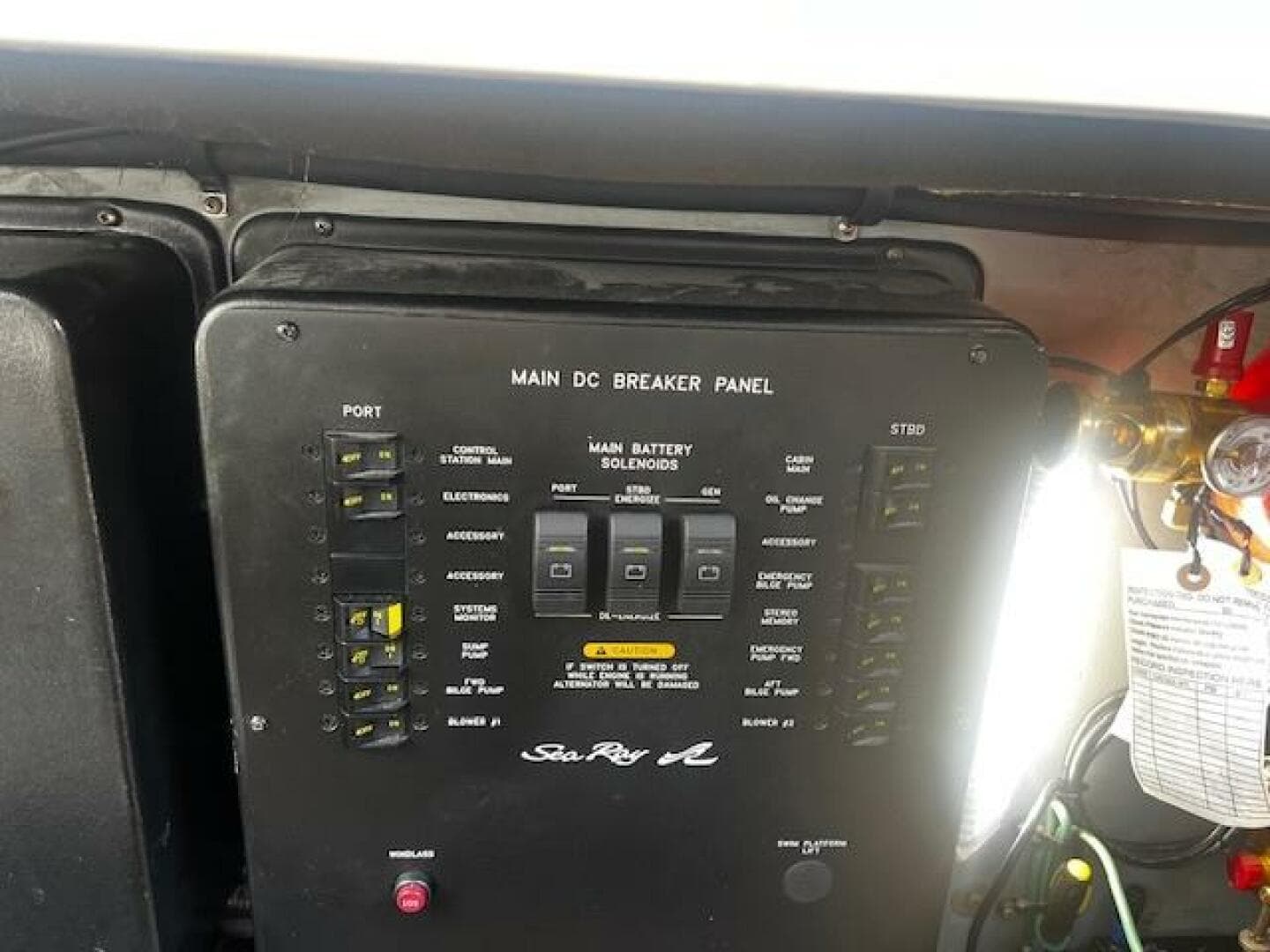 410 Engine room breaker panel