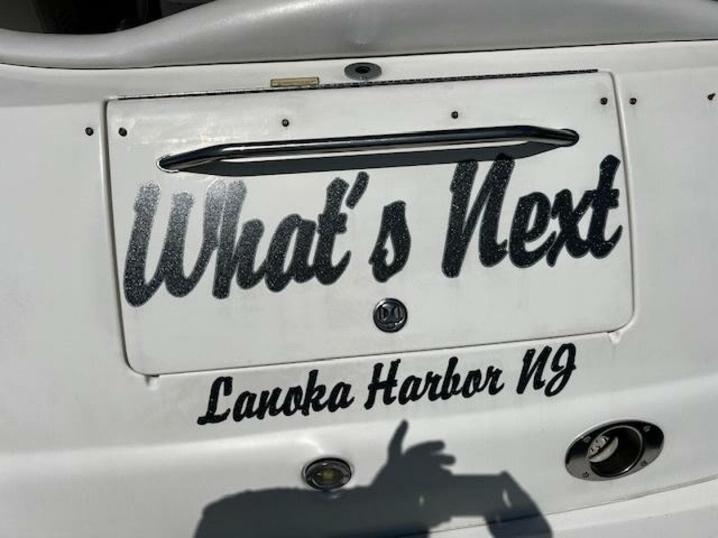 410 transom storage locker