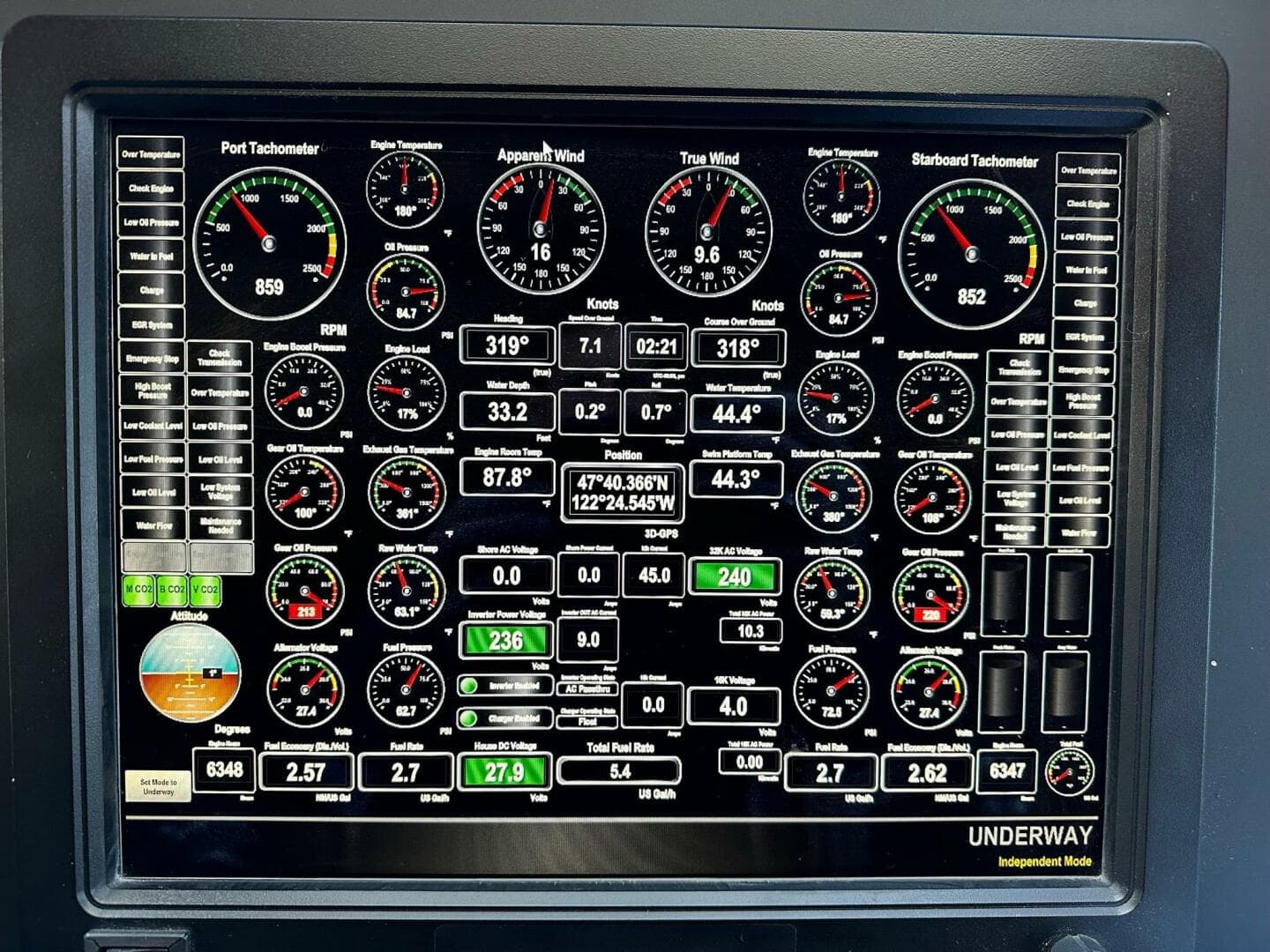 2001 Rayburn Custom Yachts Flush Deck