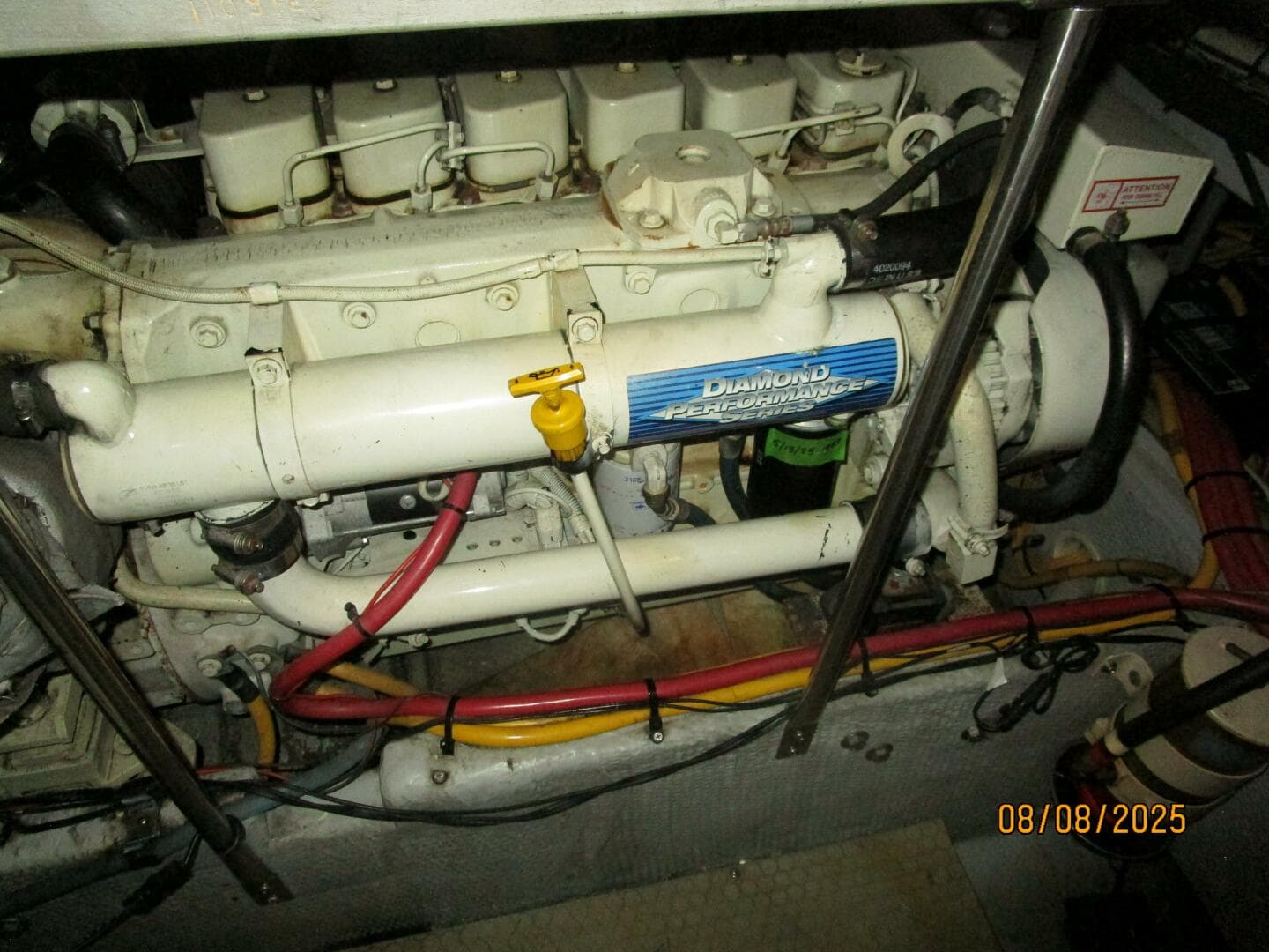 39' Silverton port main engine