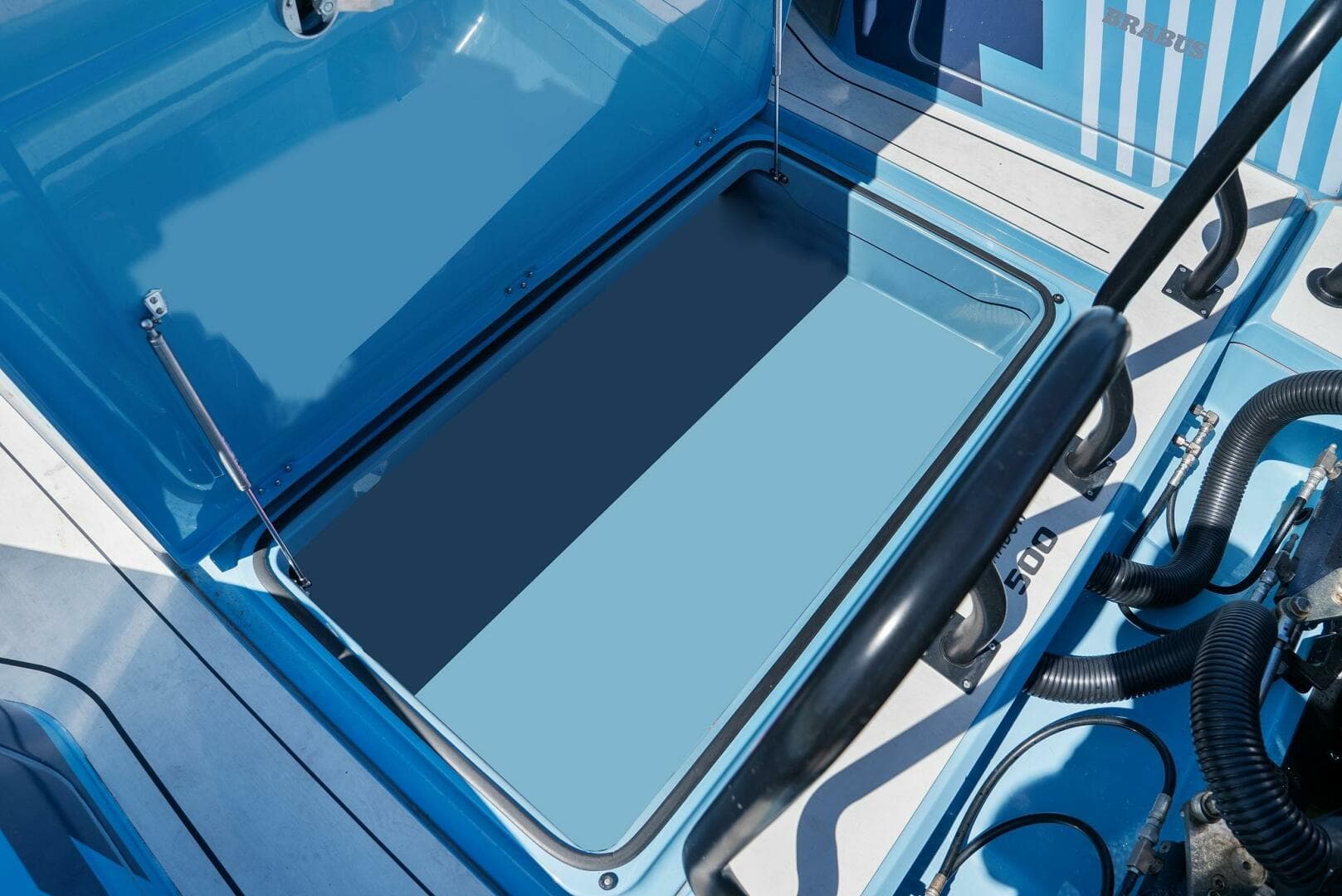 2022 Axopar Brabus Shadow 500 TT - Aft Deck Storage 