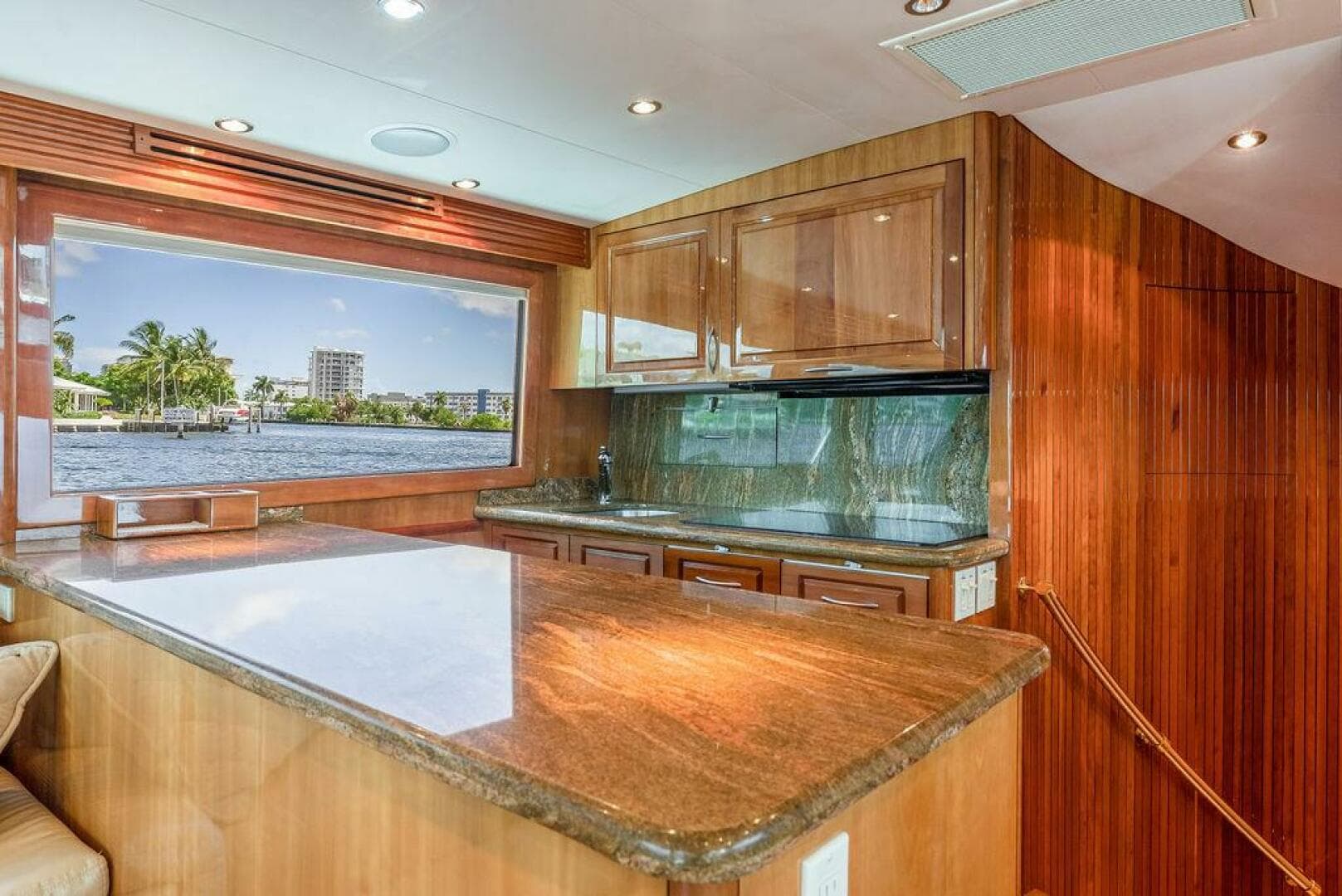 2005 Hatteras Enclosed Bridge