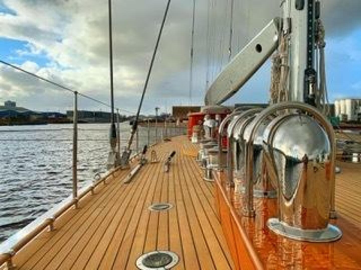 Starboard Side Deck Looking Aft