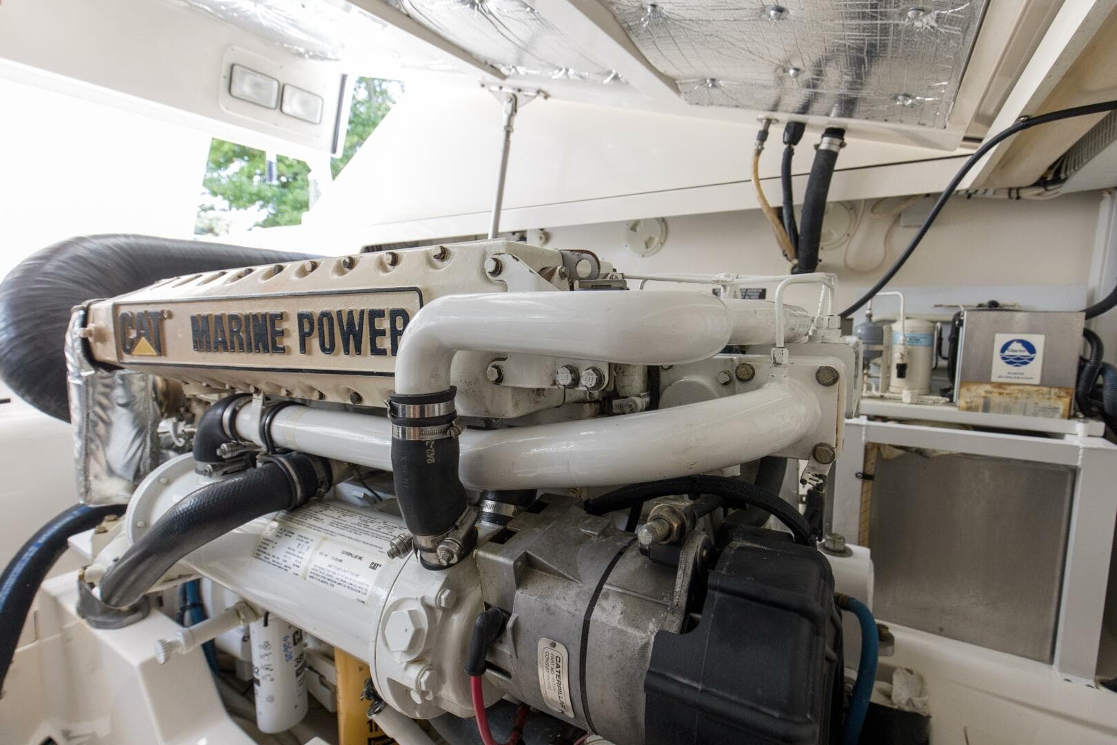 2007 40 Cabo Express Big Blue Engine Room (1)