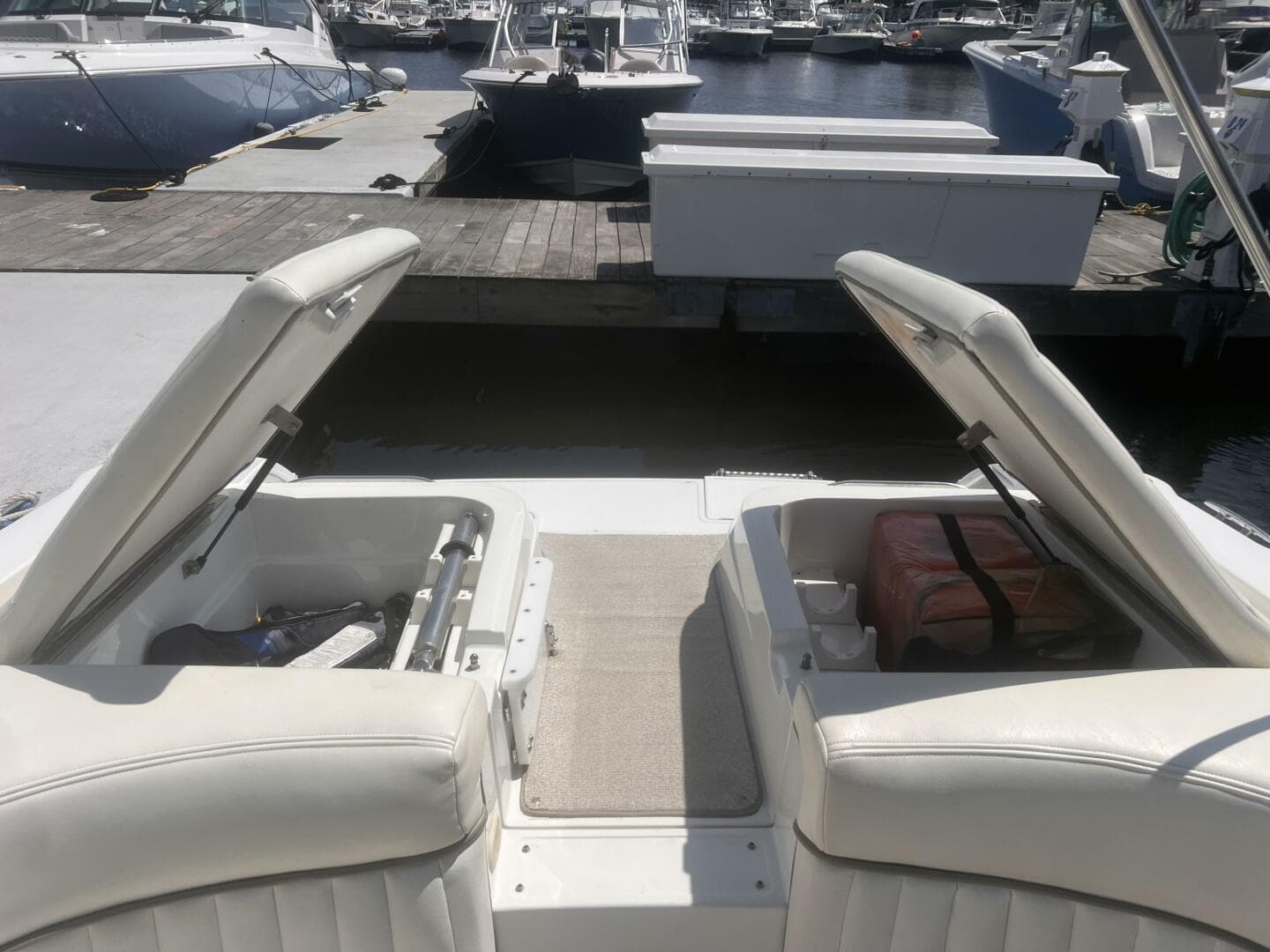 Engine Hatch Stroage Lockers