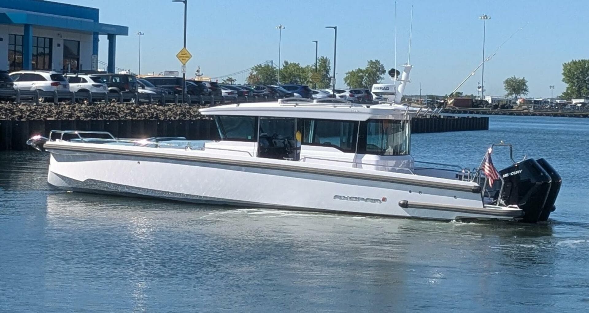 2024 Axopar 37 Cross Cabin with Bench Seat, V10s