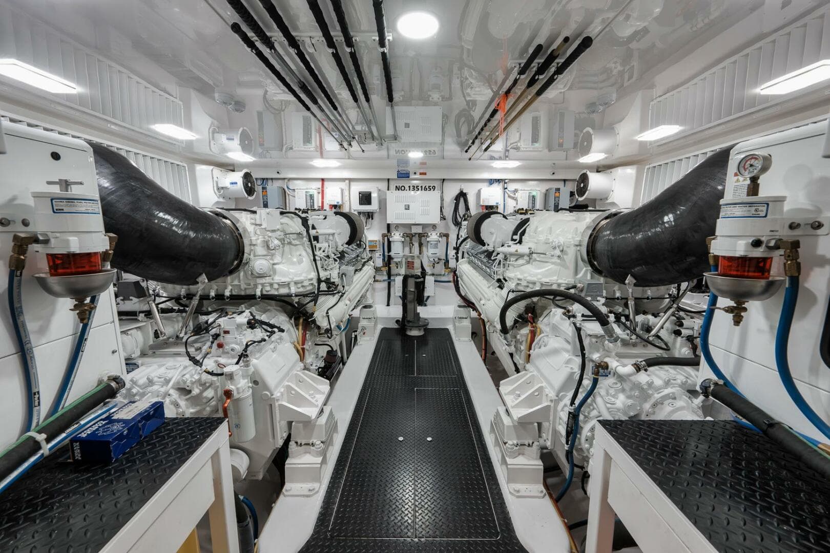 2025 Viking 90 Convertible- NIKKI BELLA- Engine Room