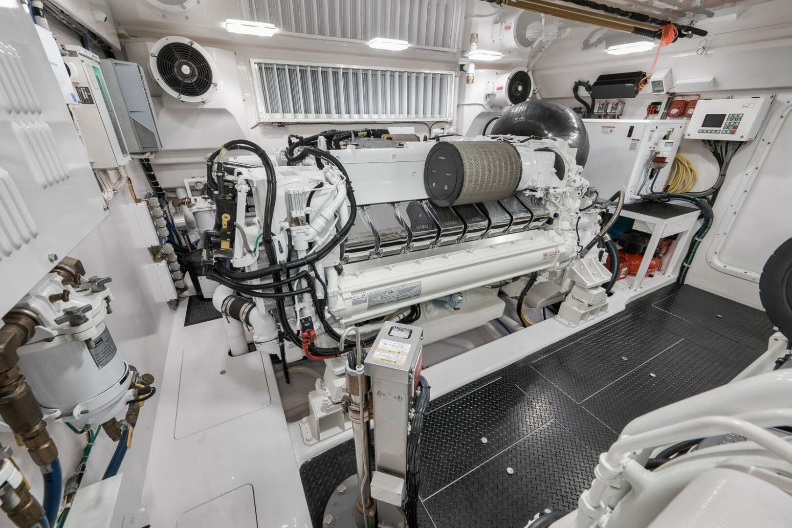 2025 Viking 90 Convertible- NIKKI BELLA- Engine Room