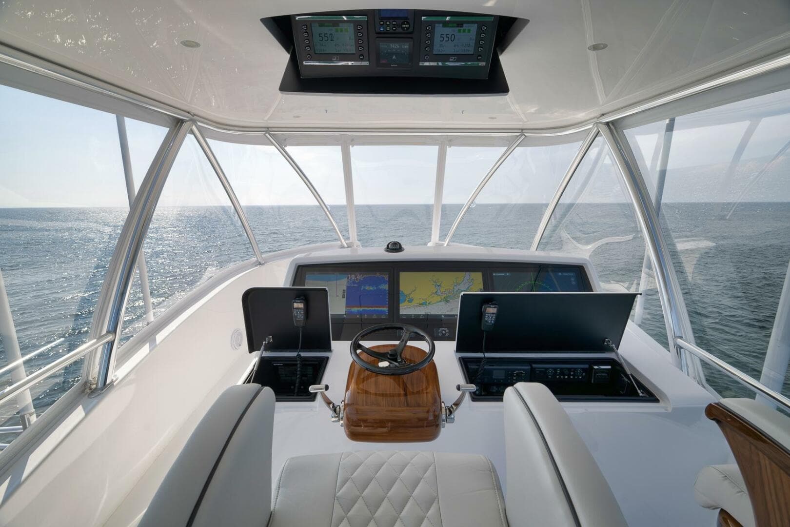 2025 Viking 90 Convertible- NIKKI BELLA- Flybridge Helm