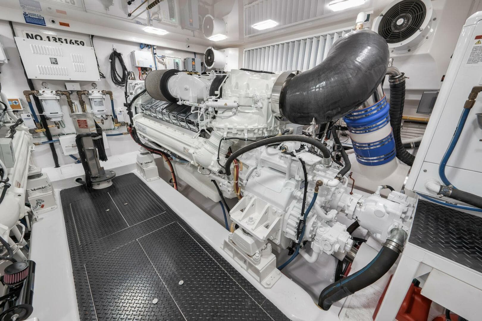 2025 Viking 90 Convertible- NIKKI BELLA- Engine Room