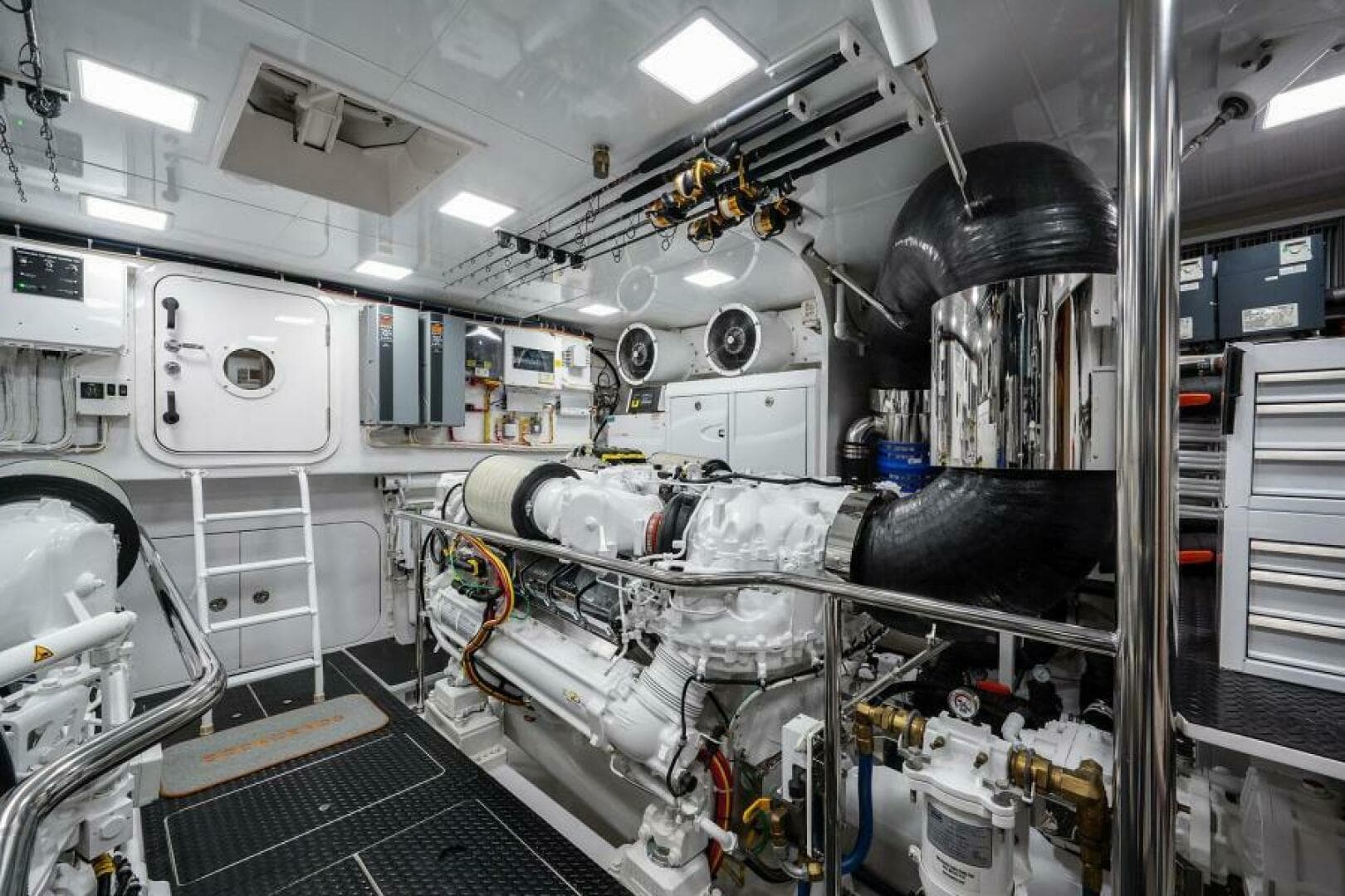 Port Engine Looking Aft