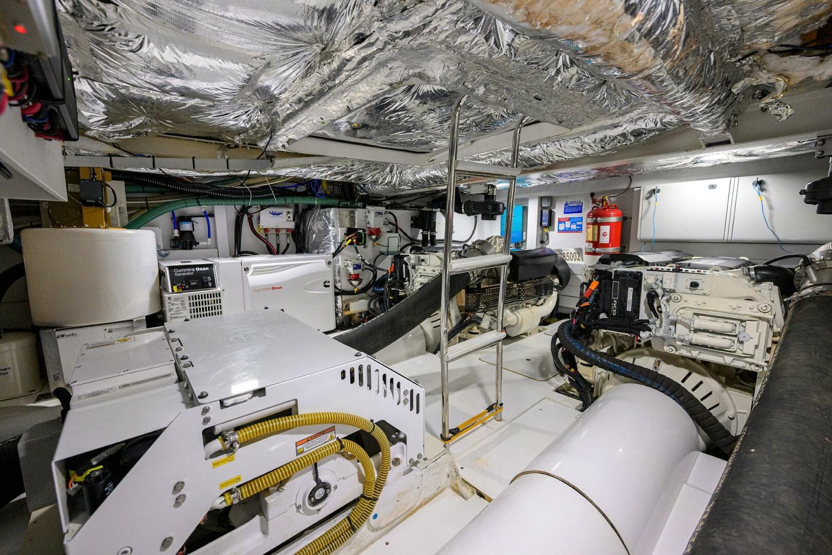 Princess F49 Chill- Engine Room