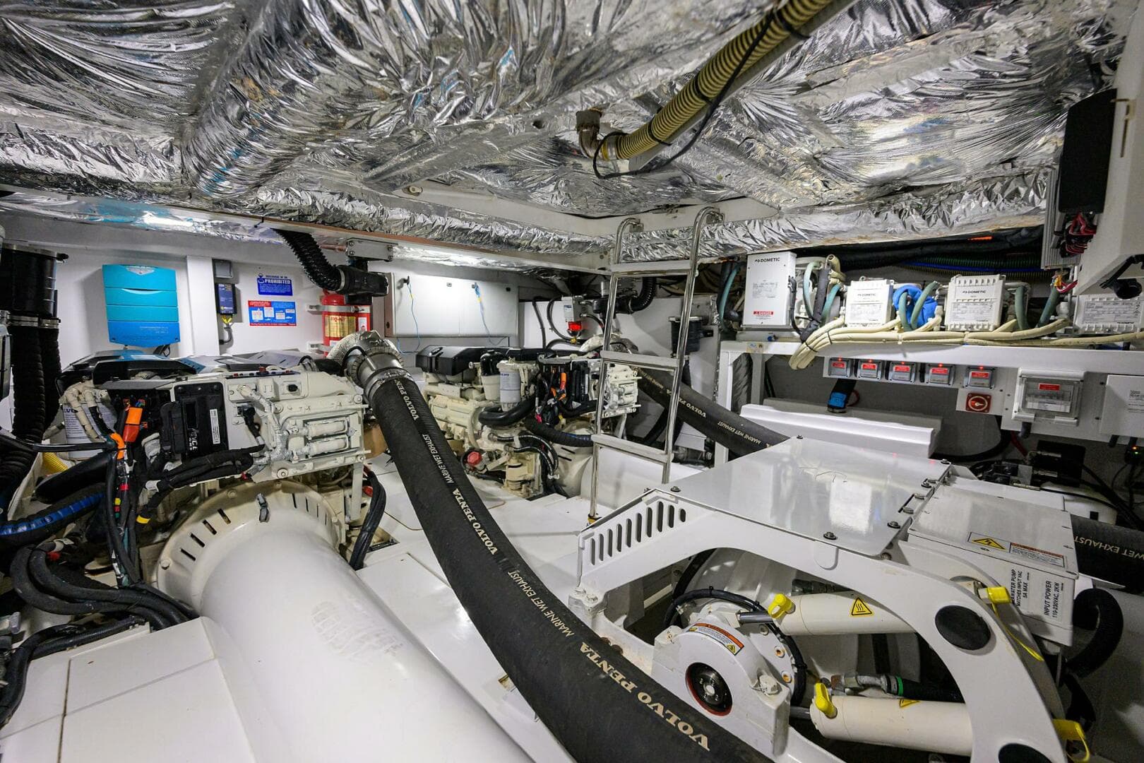 Princess F49 Chill- Engine Room