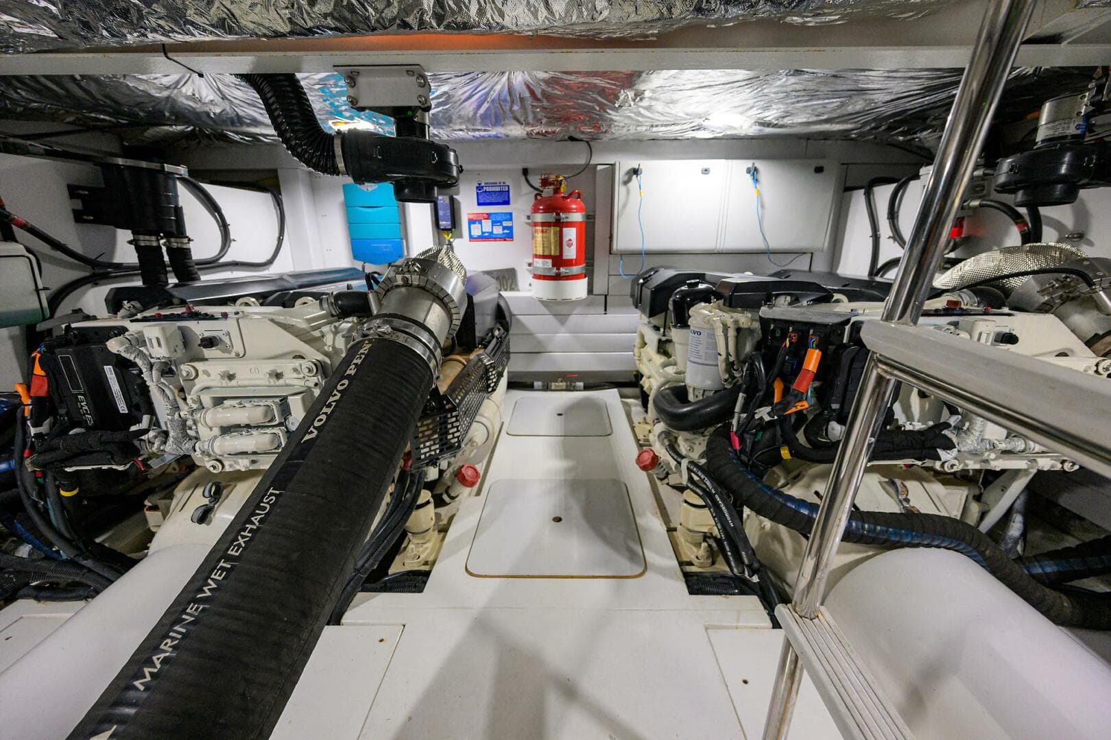 Princess F49 Chill- Engine Room