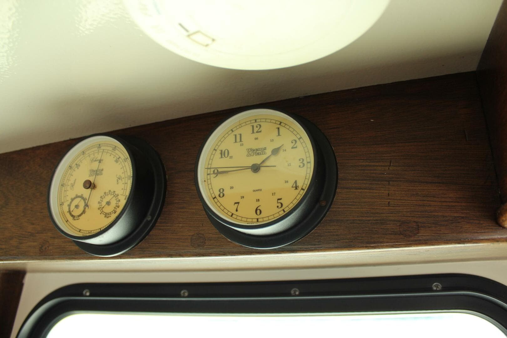 Weems & Plath Barometer And Clock