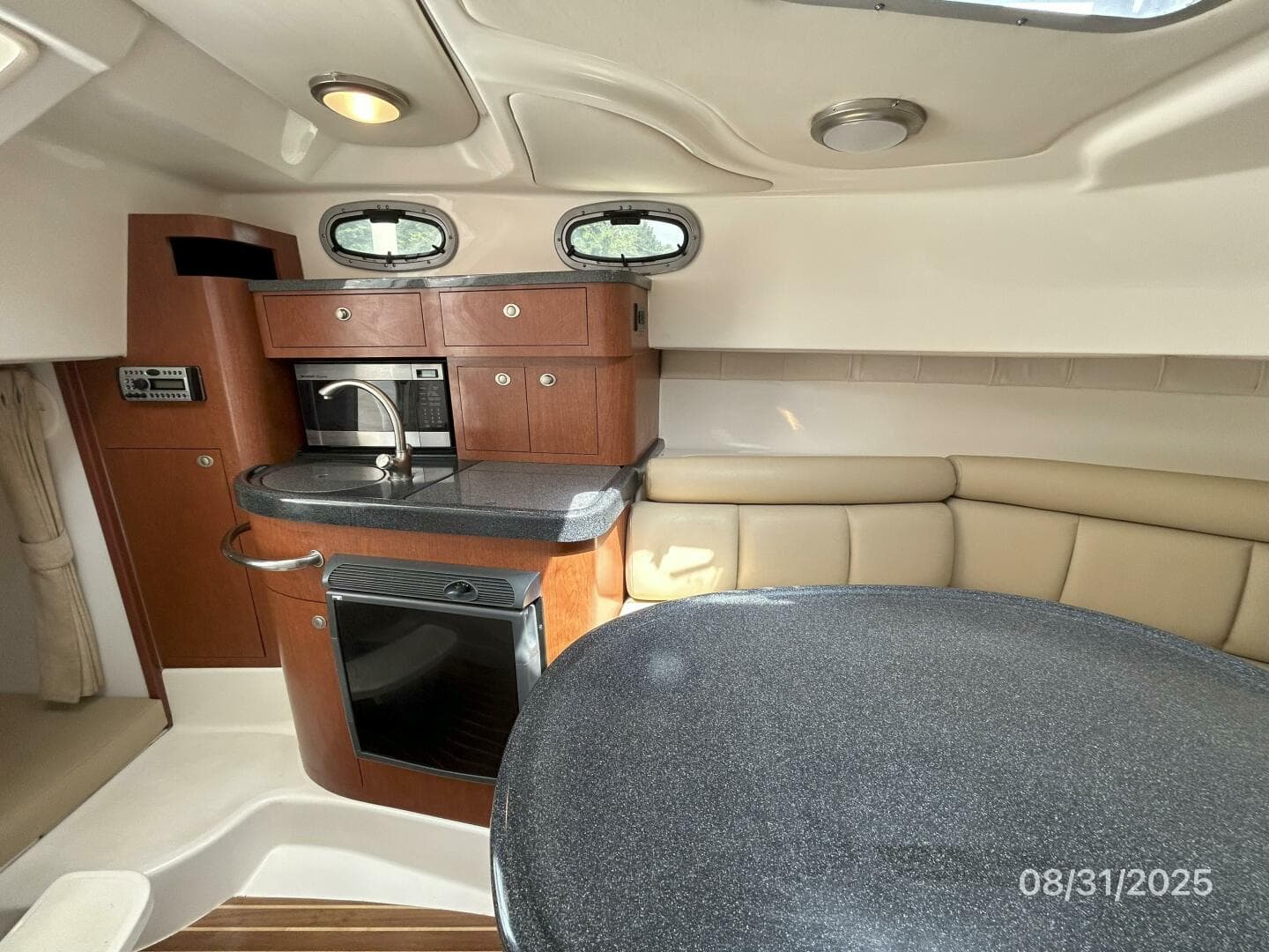 31' Boston Whaler cabin port