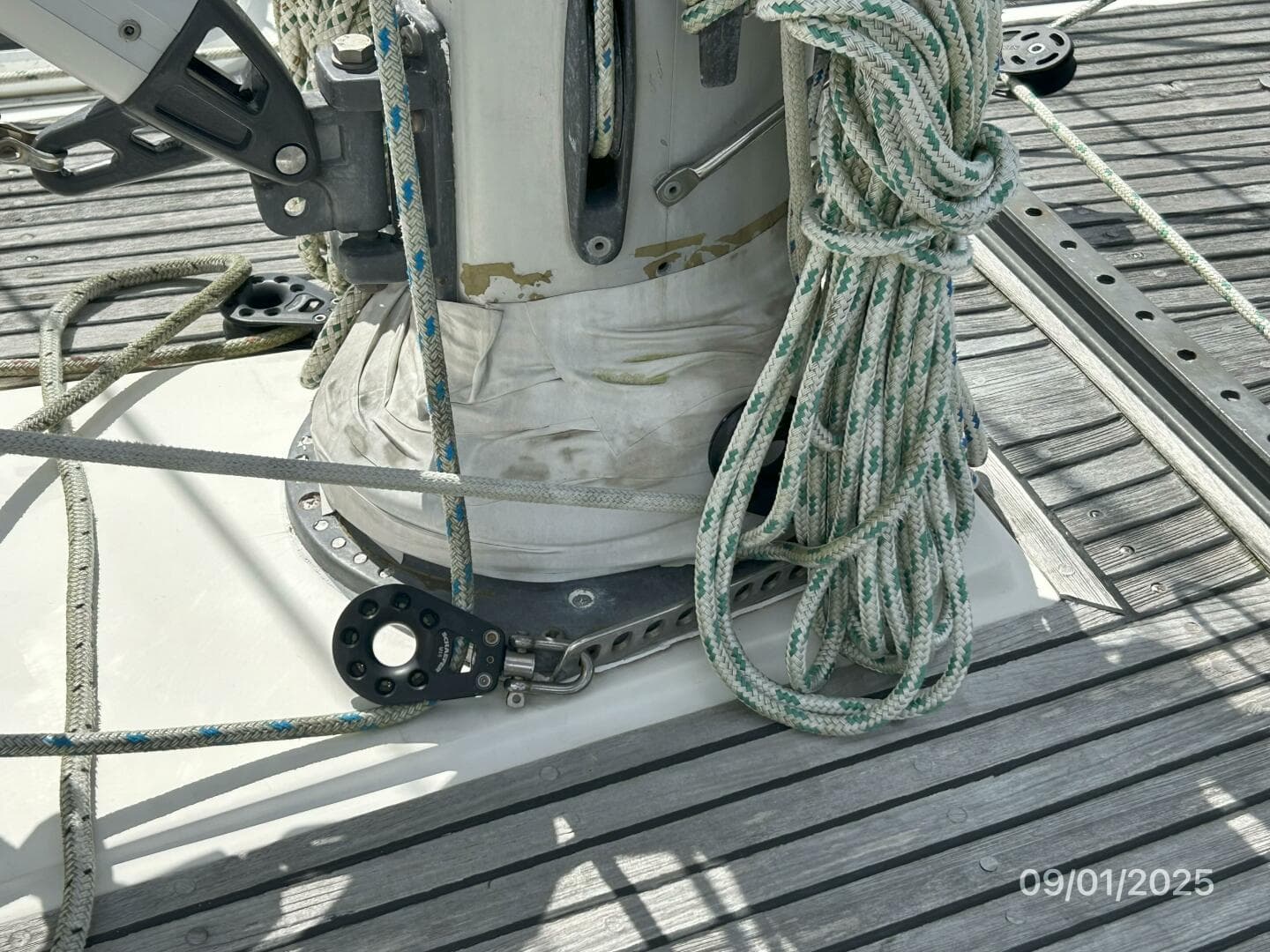 40' Nauitcat mast deck collar
